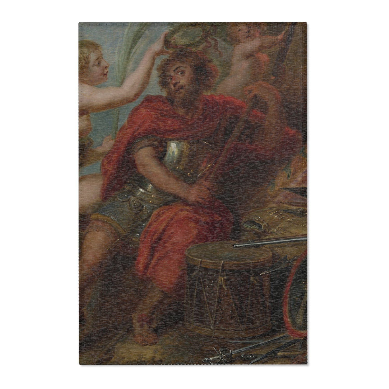 The Apotheosis of the Hero - Peter Paul Rubens Area Rug