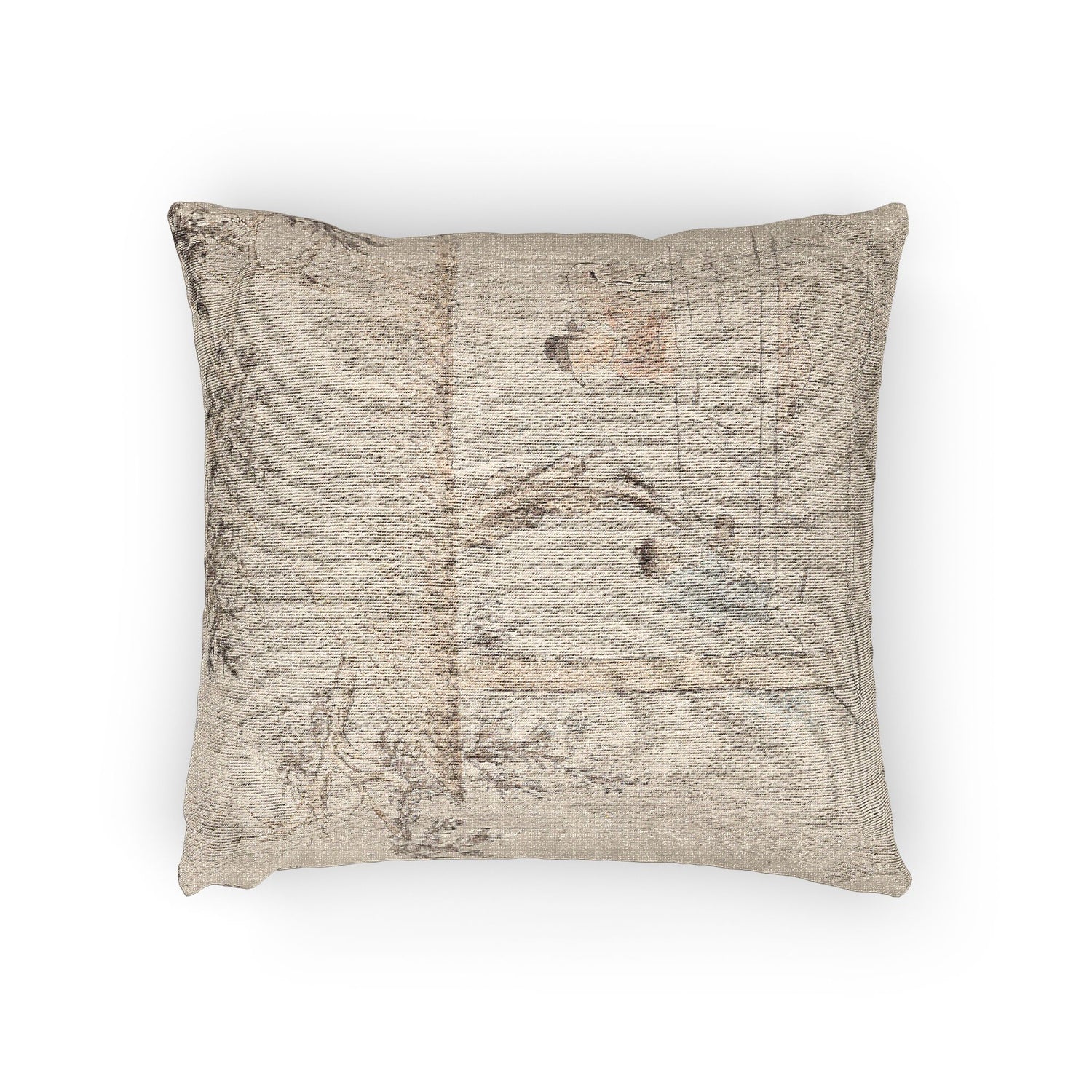 A Scholar at a Table with a Servant Pillow