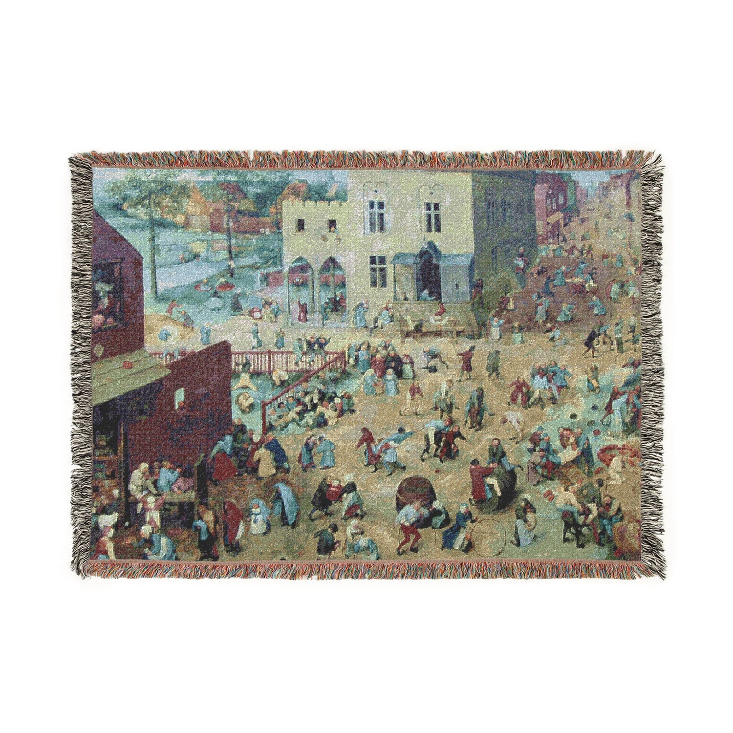 Children's Games - Pieter Bruegel the Elder Tapestry Blanket