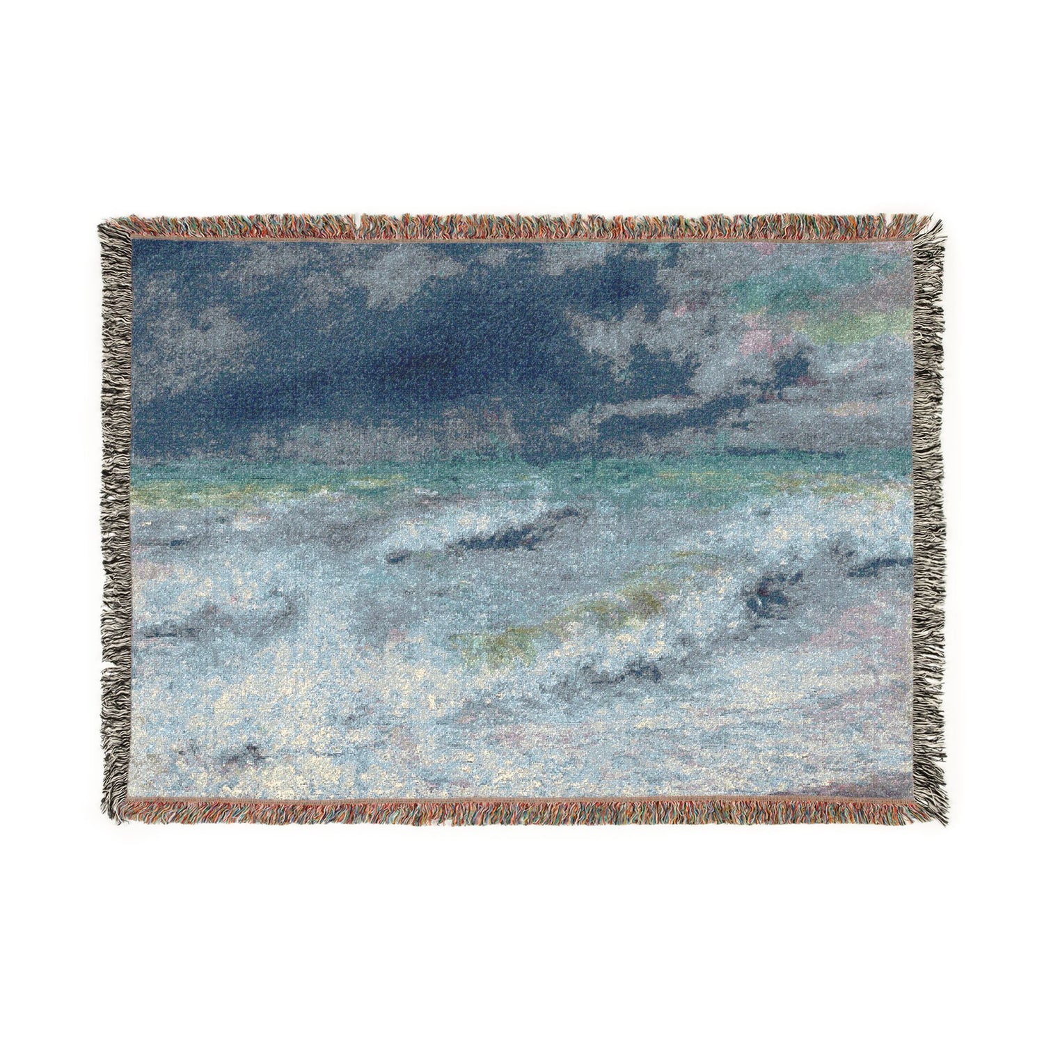 Seascape - Pierre-Auguste Renoir Tapestry Blanket