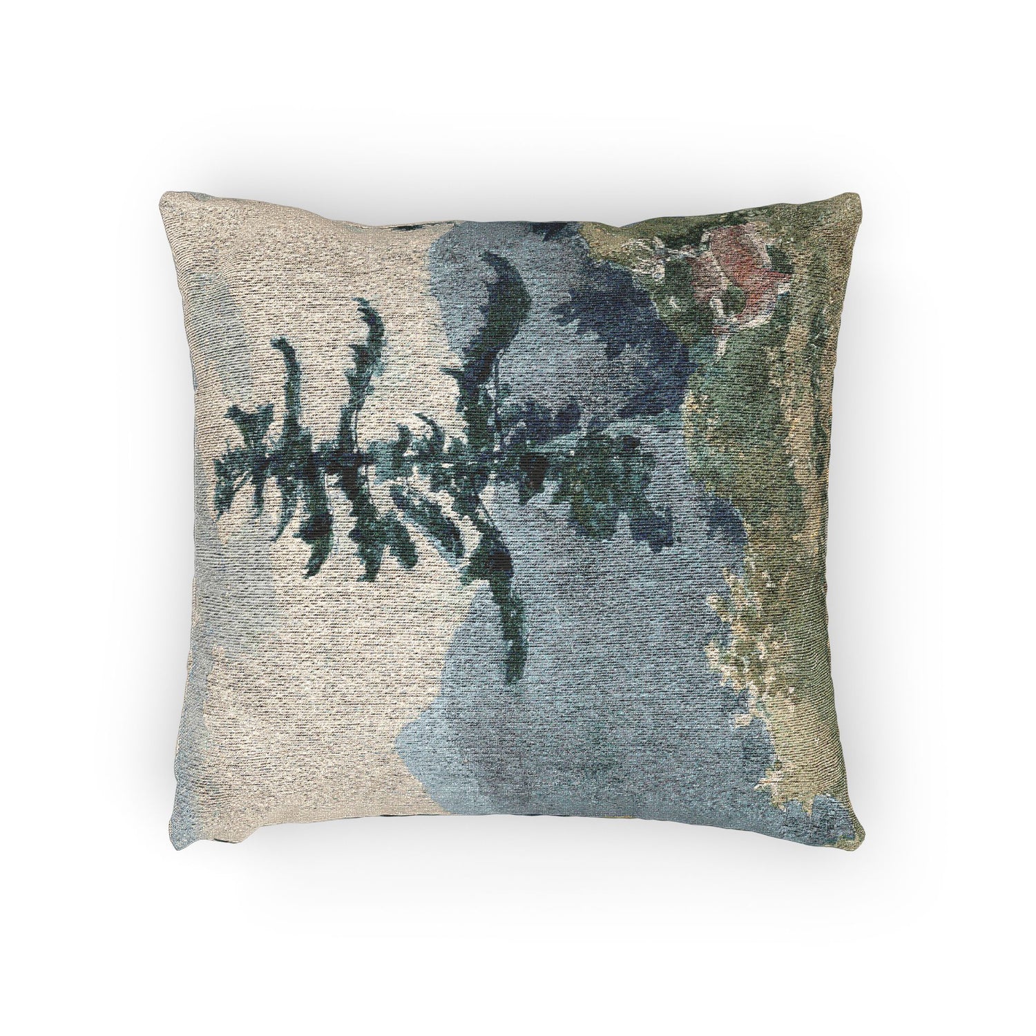 Winslow Homer - North Woods Club, Adirondacks (The Interrupted Tete-a-Tete) | Woven Pillow