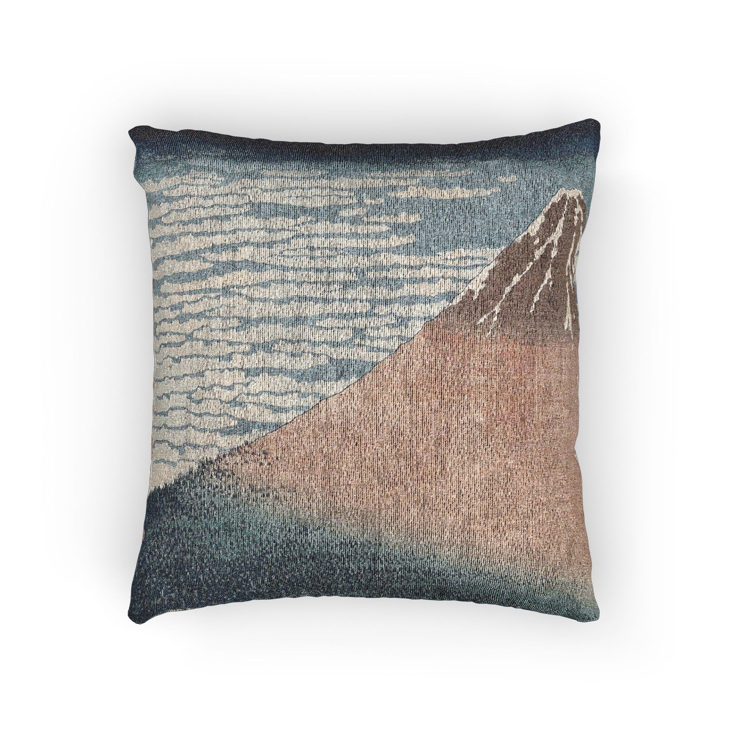 Red Fuji South Wind Clear Sky - Katsushika Hokusai Pillow