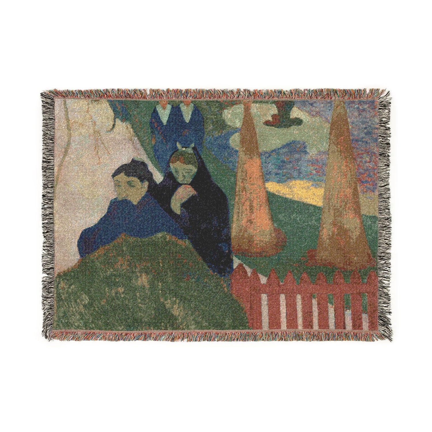 Arlésiennes - Paul Gauguin Tapestry Blanket