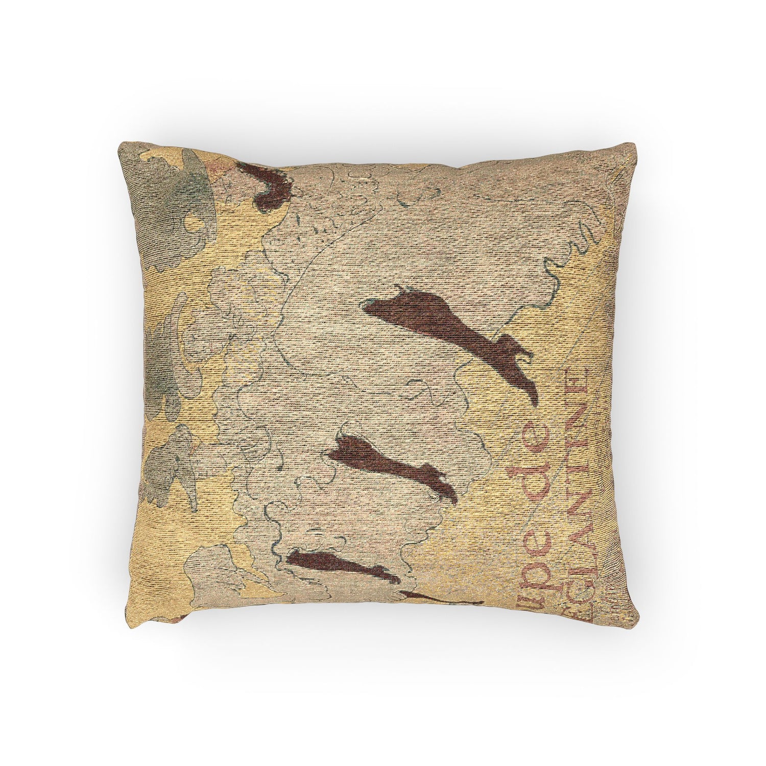 Henri de Toulouse-Lautrec - Mademoiselle Eglantine's Troupe | Woven Pillow