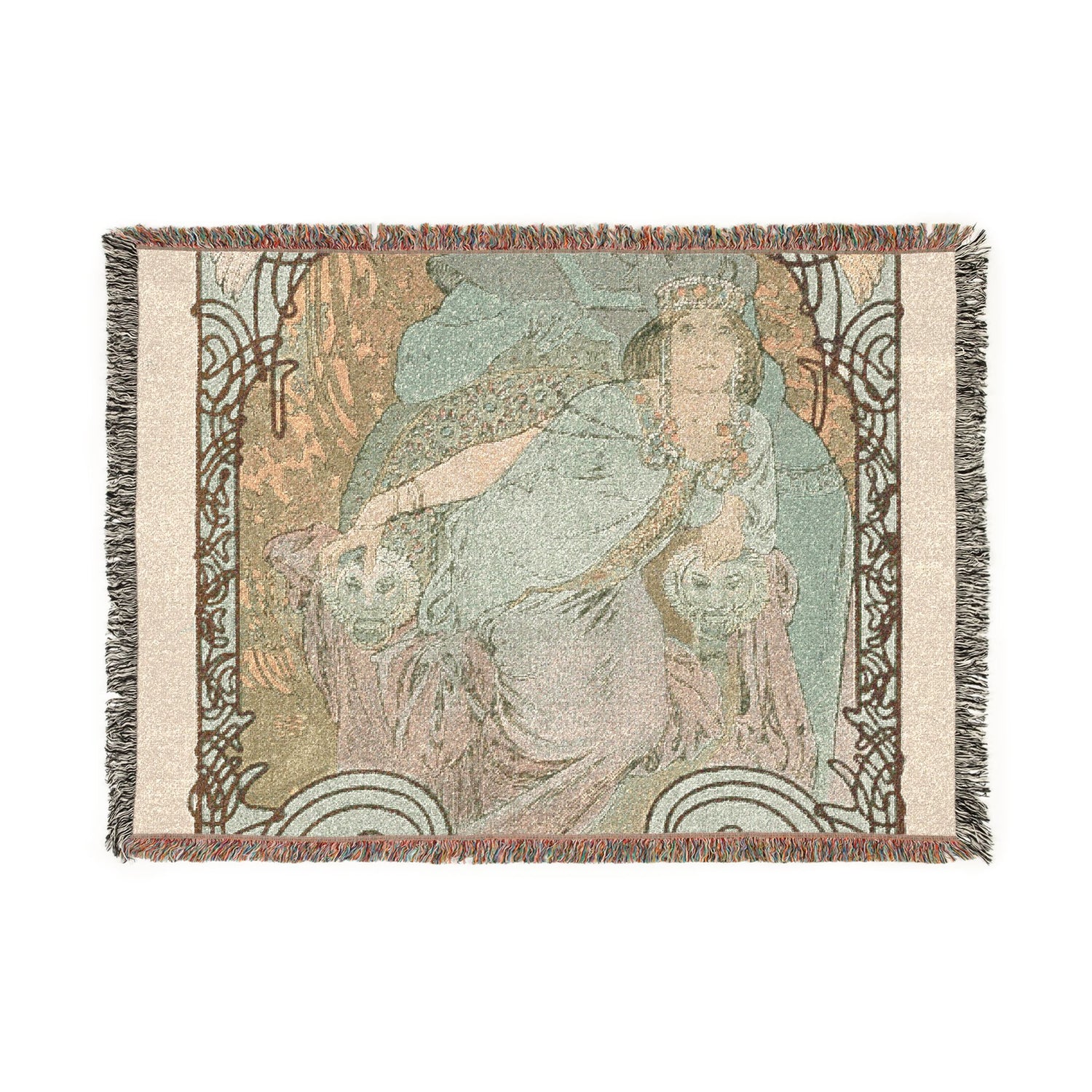 Ilsee Princesse de Tripoli - Alphonse Mucha Tapestry Blanket