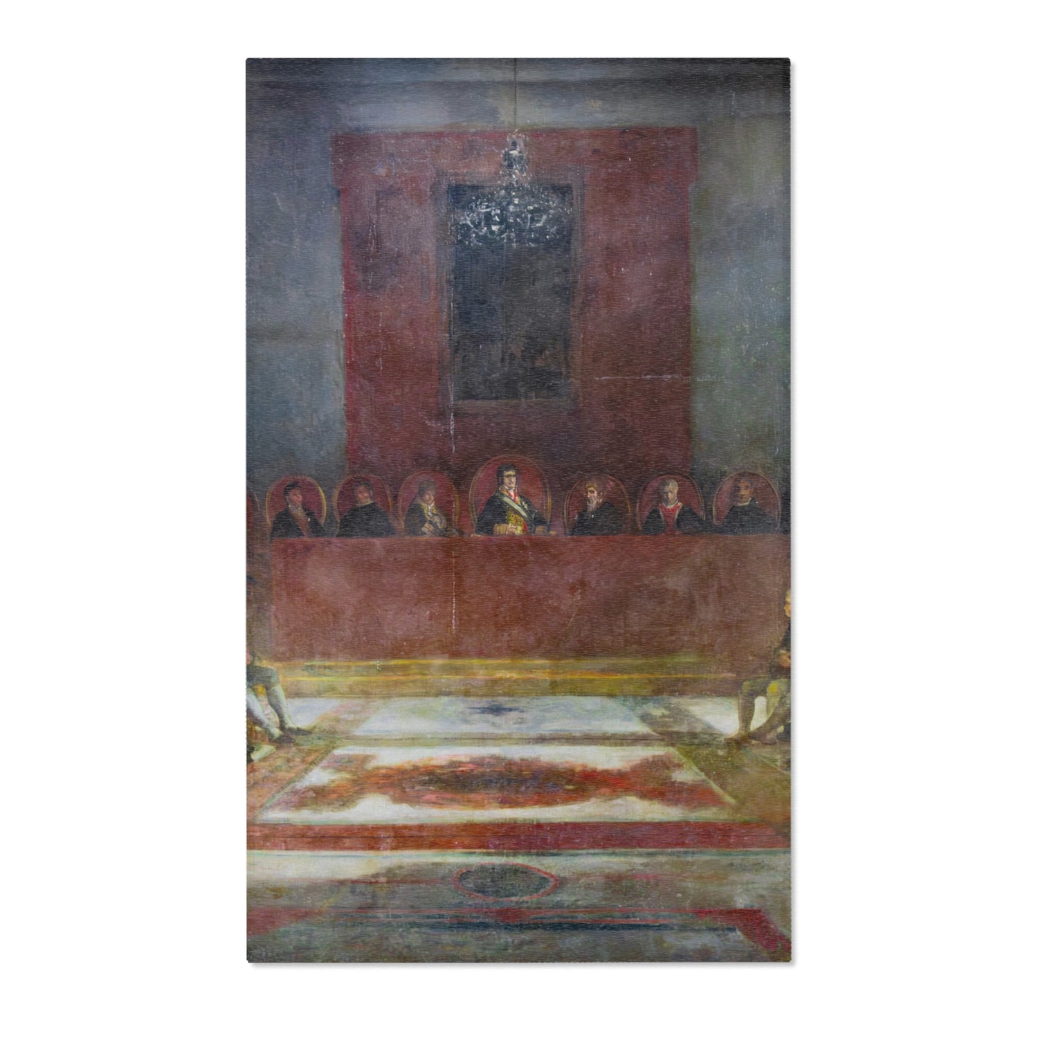 La Junte des Philippines - Francisco de Goya Area Rug