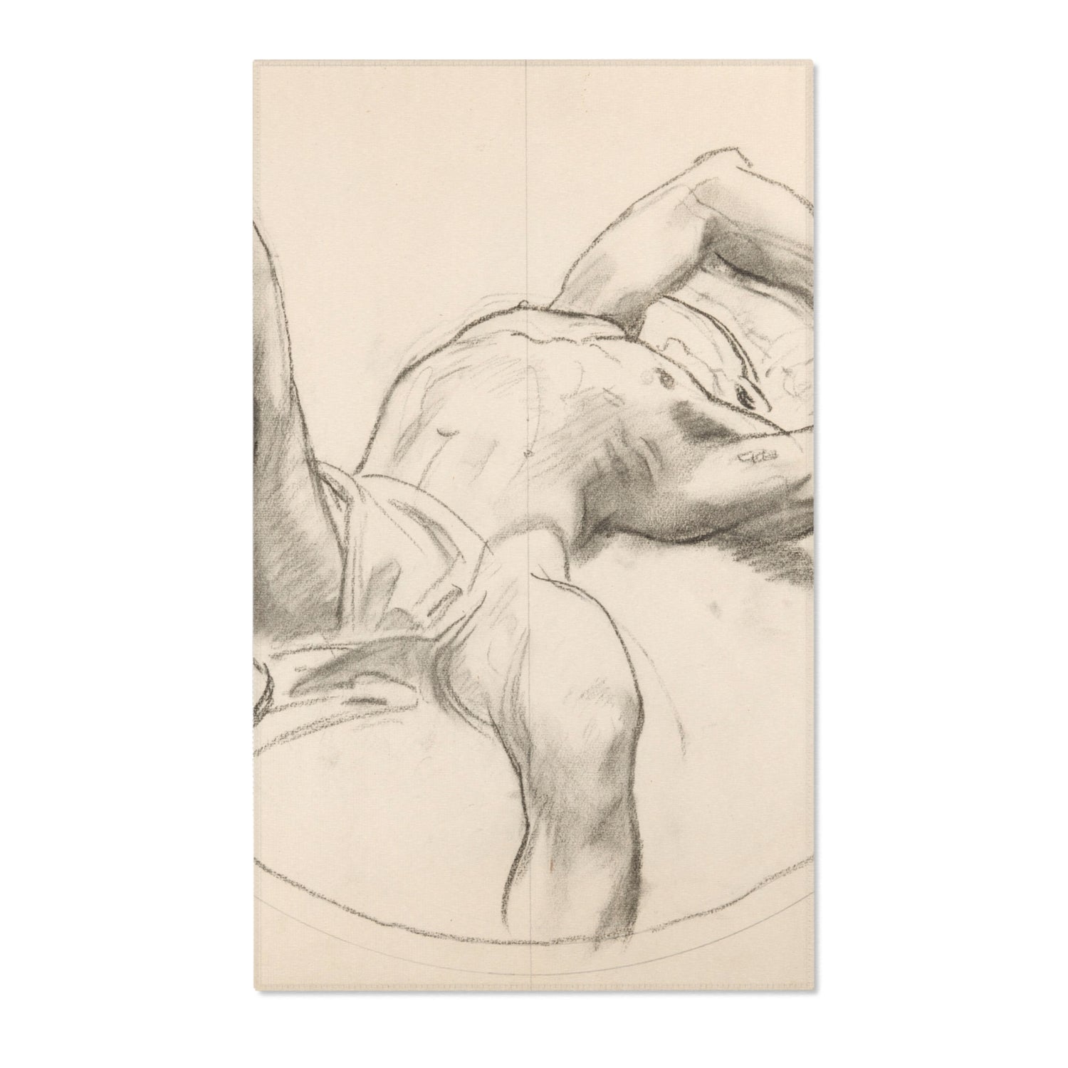 Bound Man - John Singer Sargent Area Rug