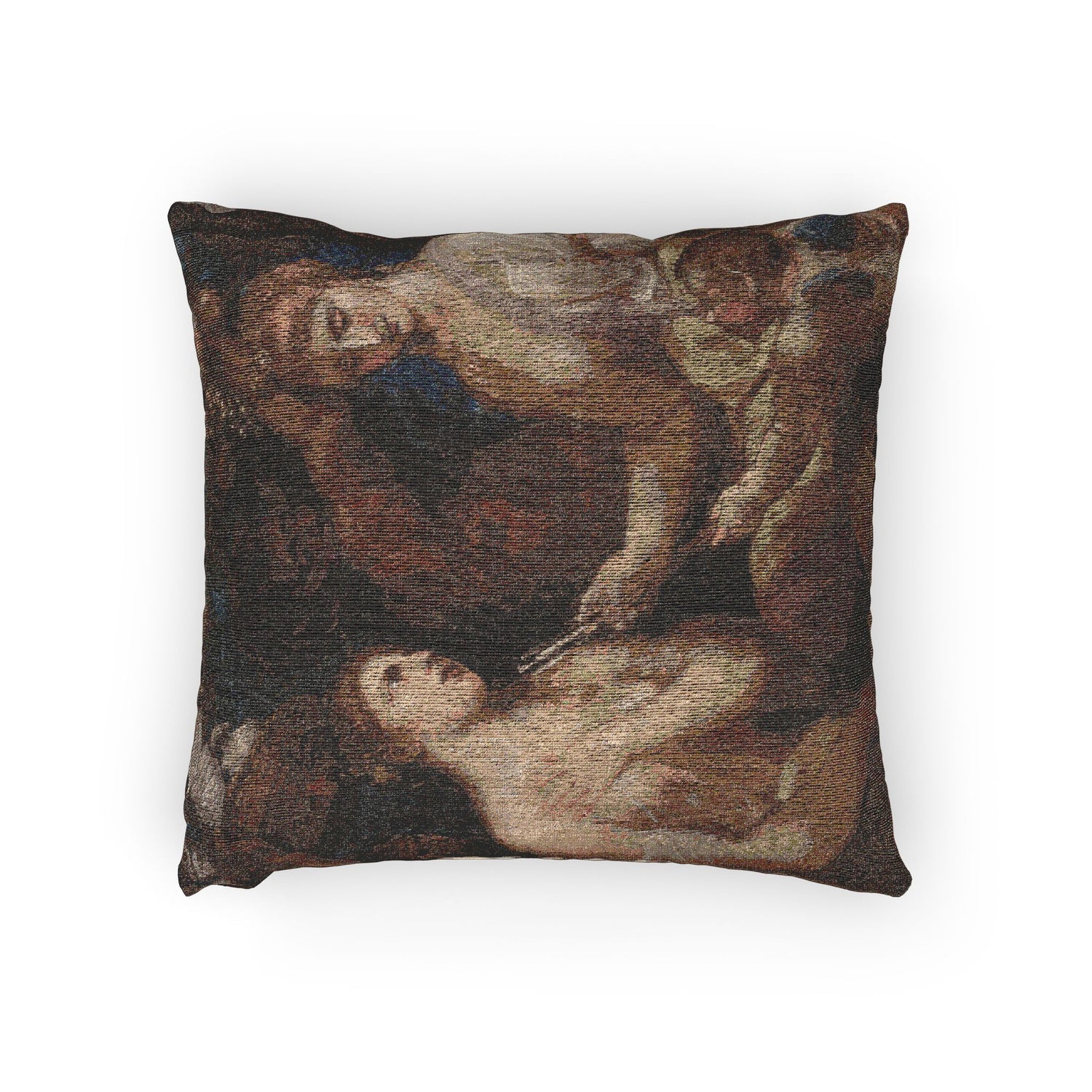 Allegory of Venus and Cupid - Titian Pillow