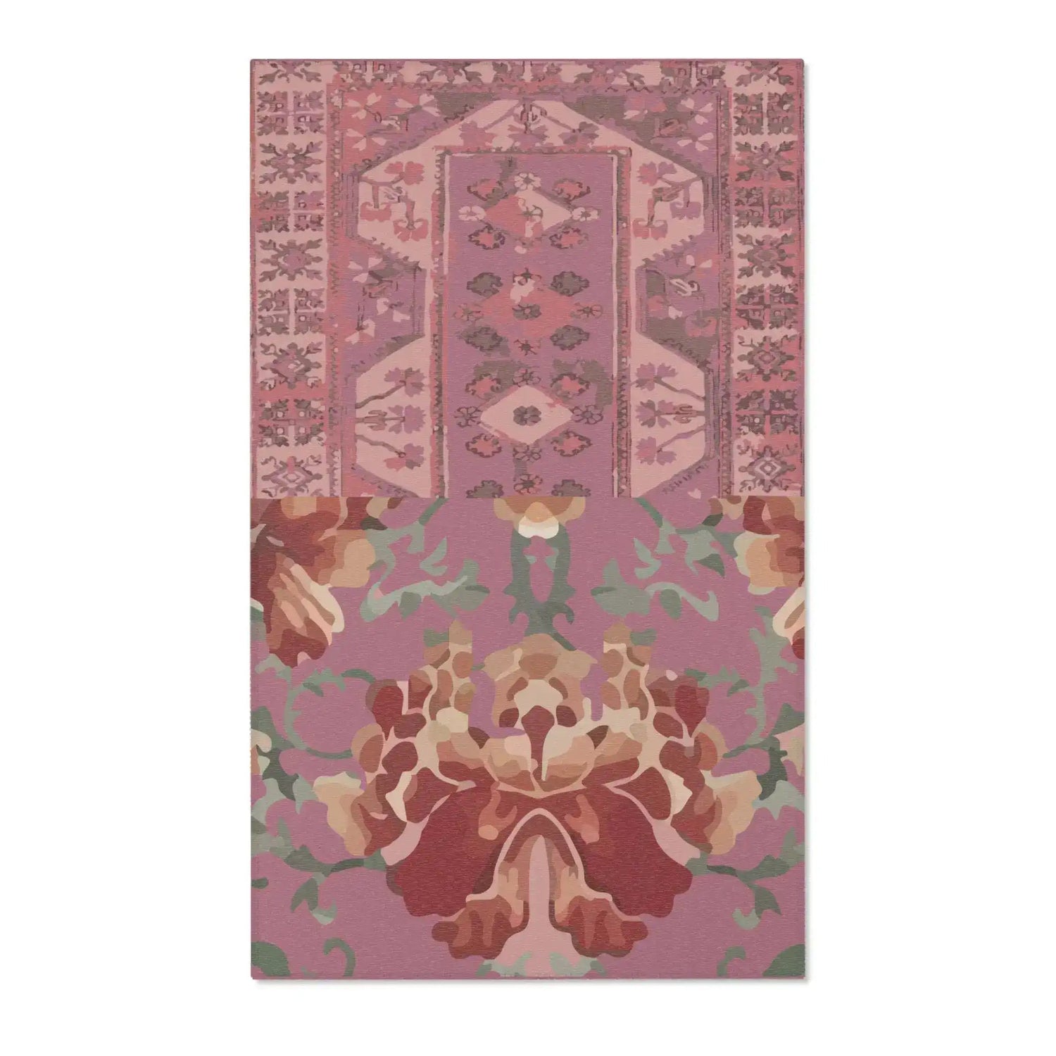 Rosy Revival Accent Rug