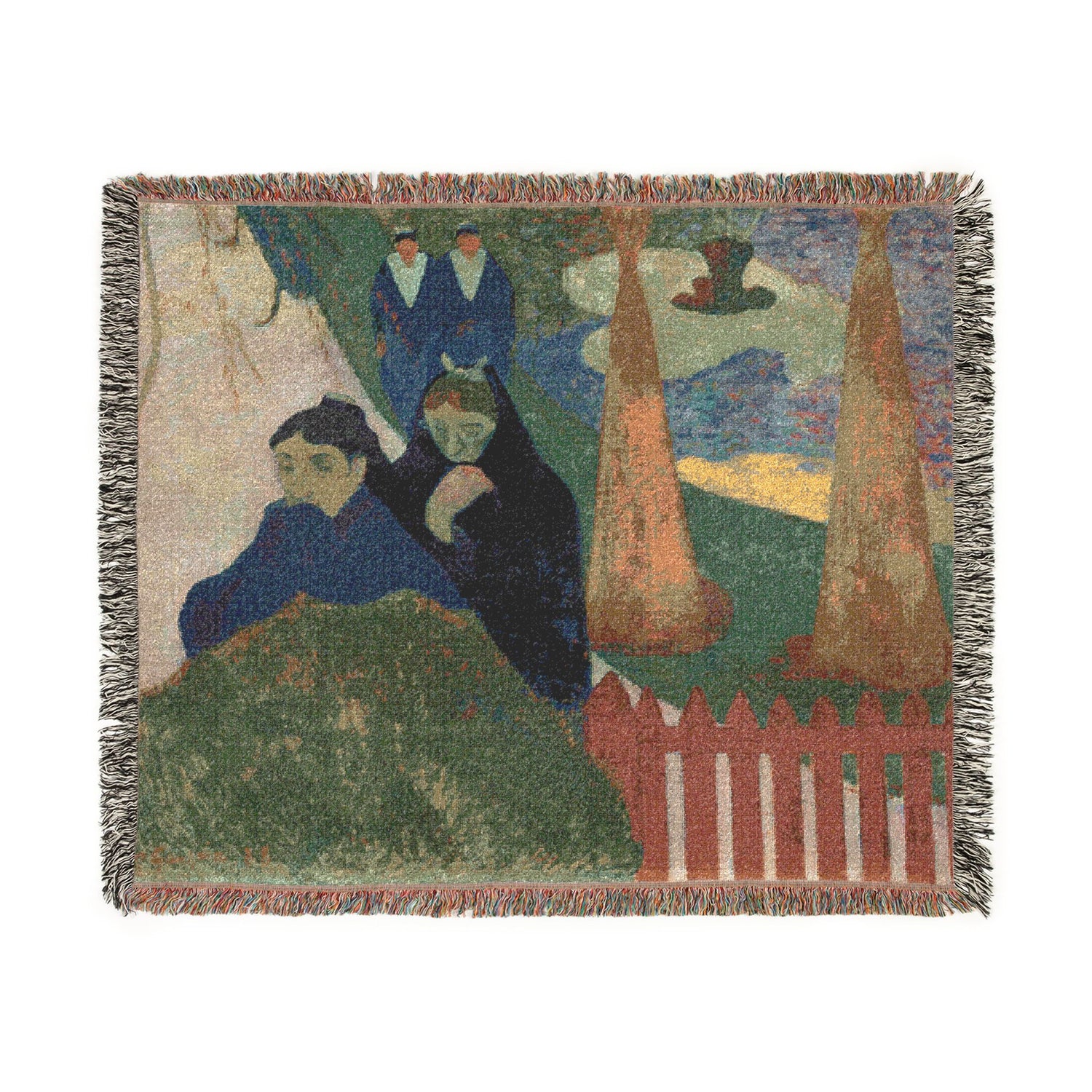 Arlésiennes - Paul Gauguin Tapestry Blanket