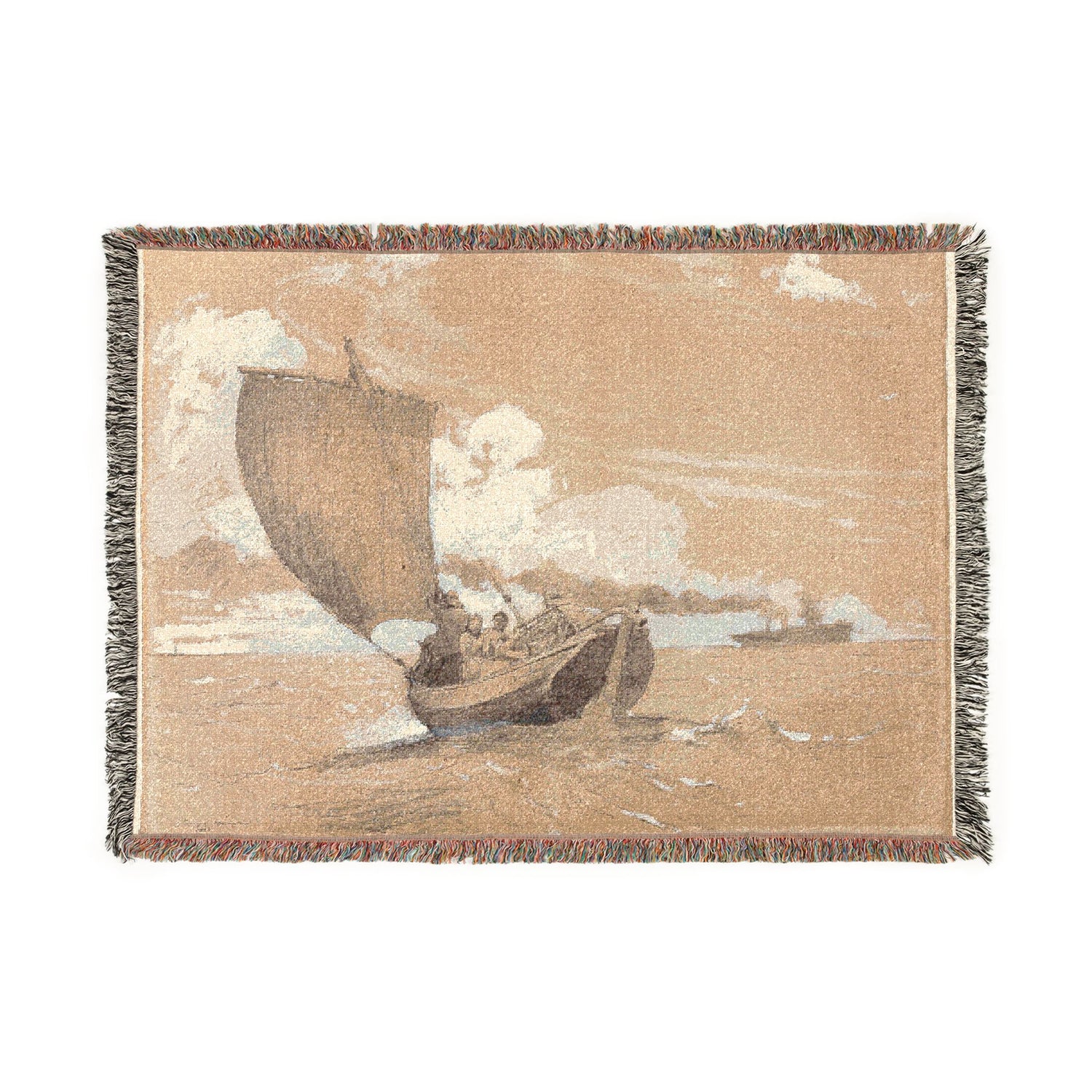 Fishing off Scarborough - Winslow Homer Tapestry Blanket