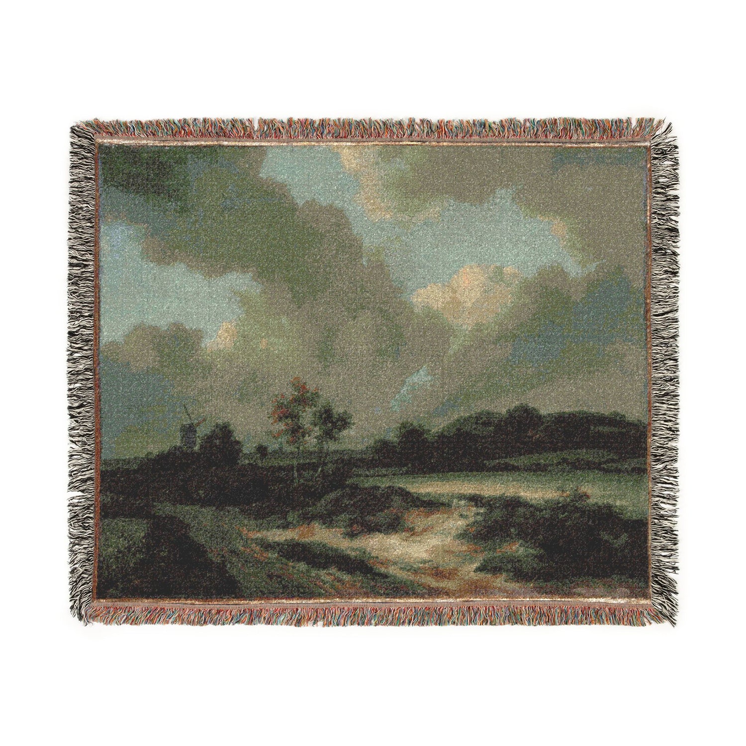 Grainfields - Jacob van Ruisdael Tapestry Blanket