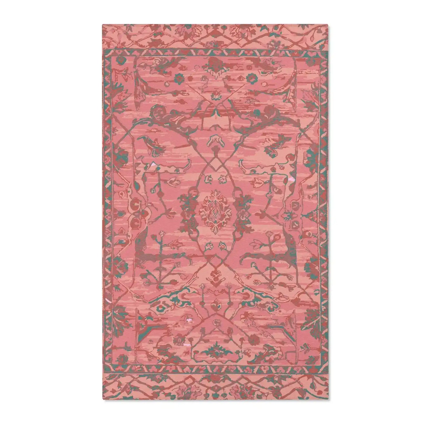 Elegant Vintage-Inspired Floral Accent Rug