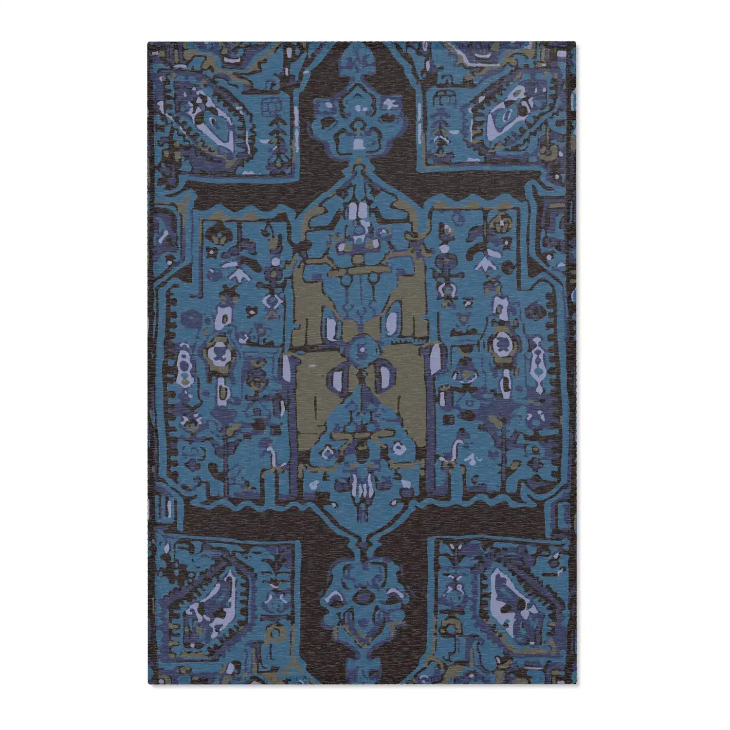Midnight Sapphire Bazaar Accent Rug
