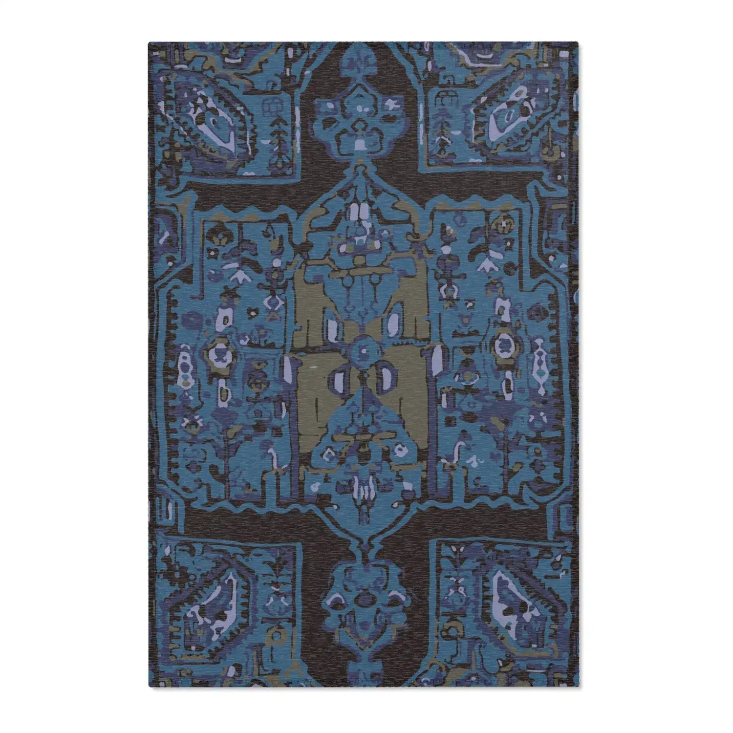 Midnight Sapphire Bazaar Accent Rug