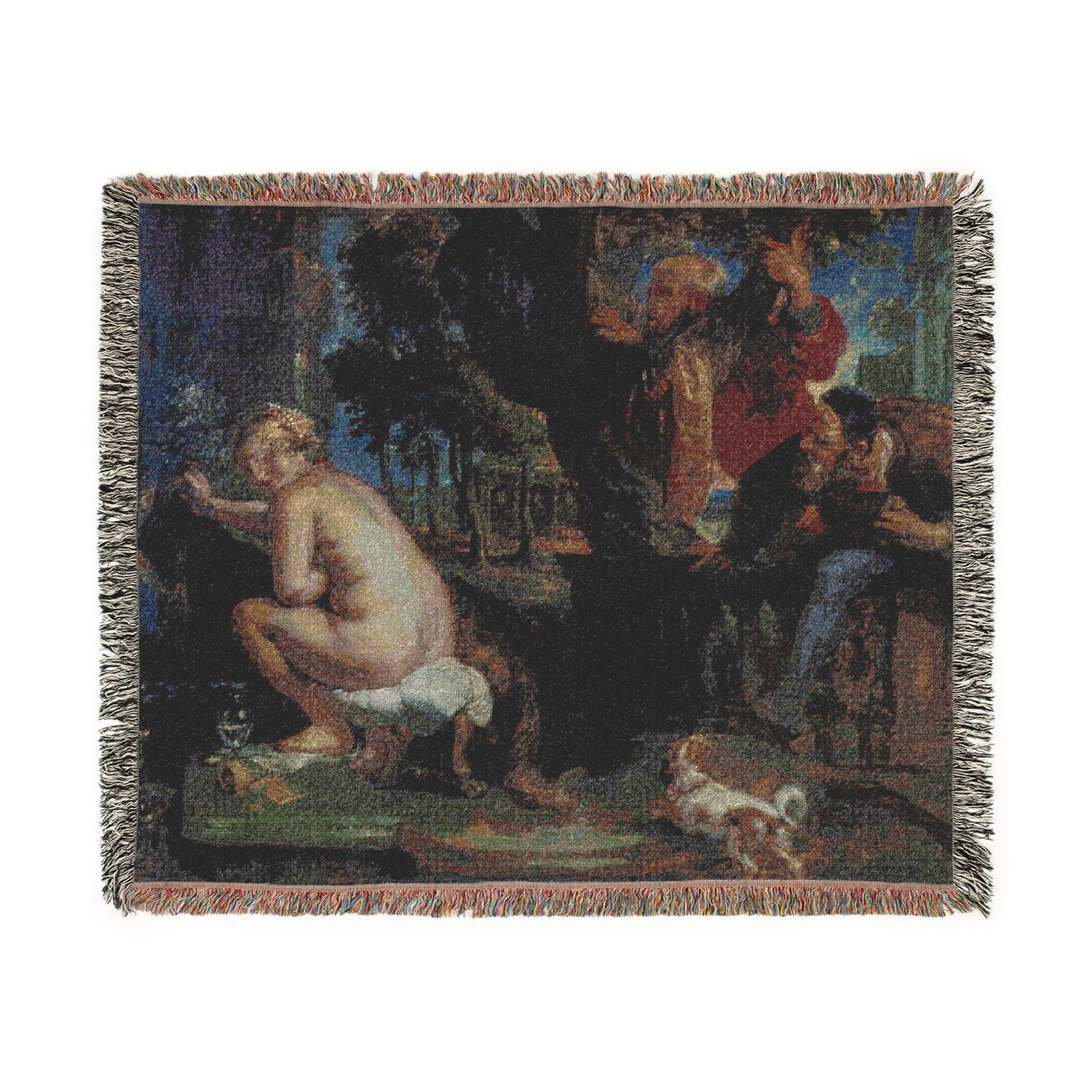 Susanna and the Elders - Peter Paul Rubens Tapestry Blanket