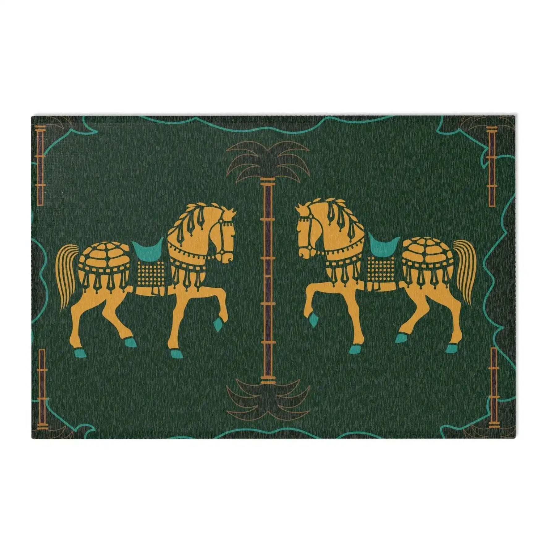 Golden Gallop Accent Rug - MAIA HOMES