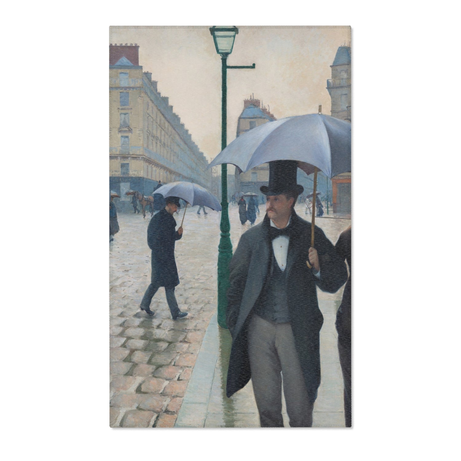 Paris Street; Rainy Day - Gustave Caillebotte Area Rug
