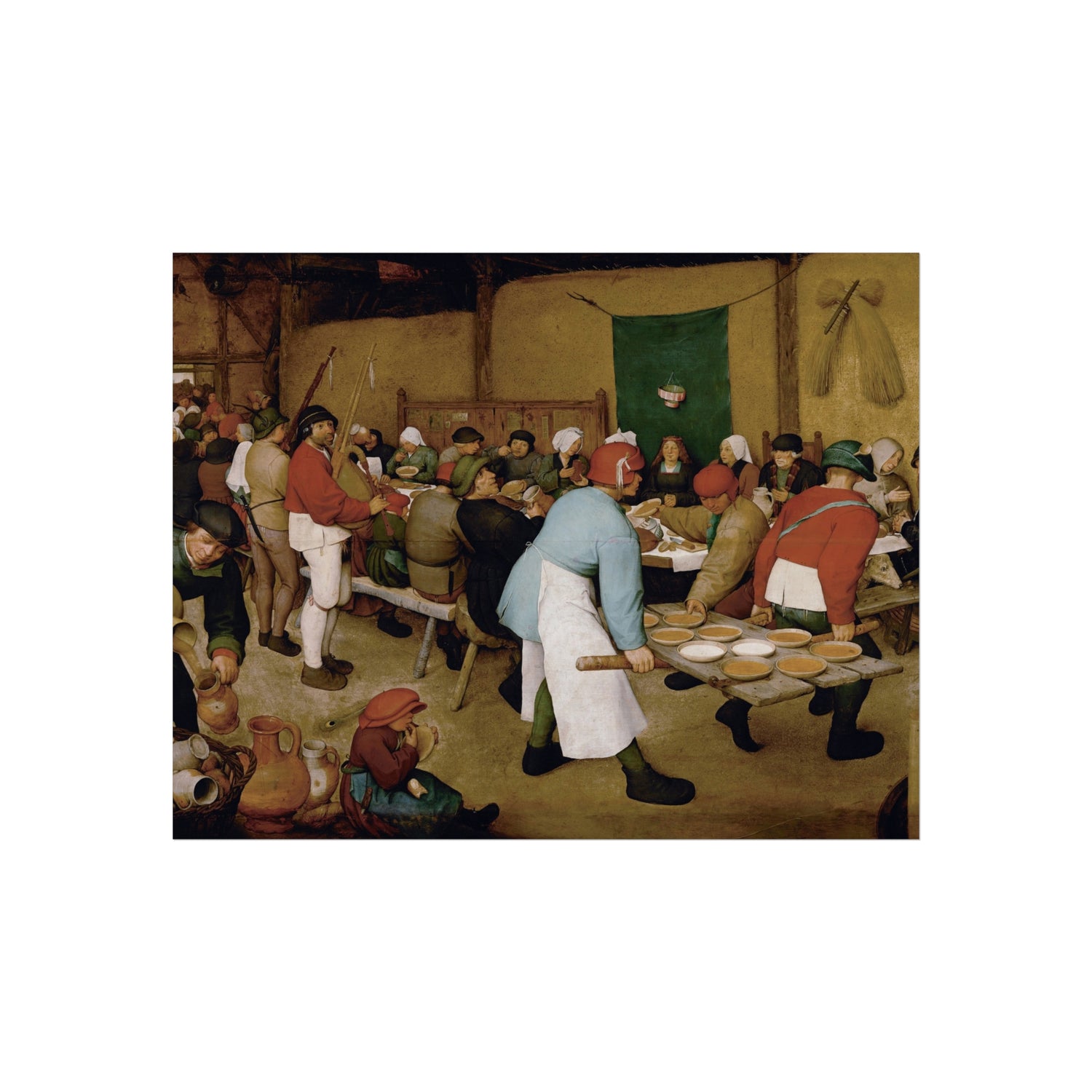 Peasant Wedding - Pieter Bruegel the Elder Fine Art Poster