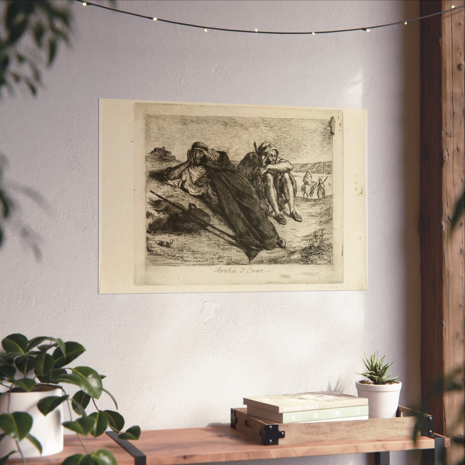 Arabs of Oran - Eugène Delacroix Fine Art Poster