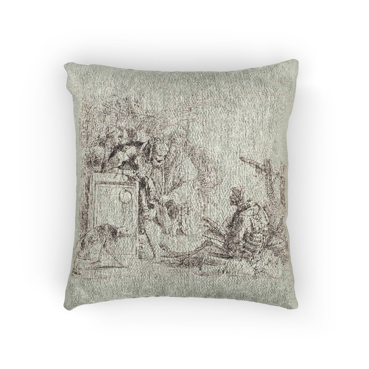 Death Giving Audience - Giovanni Battista Tiepolo Pillow