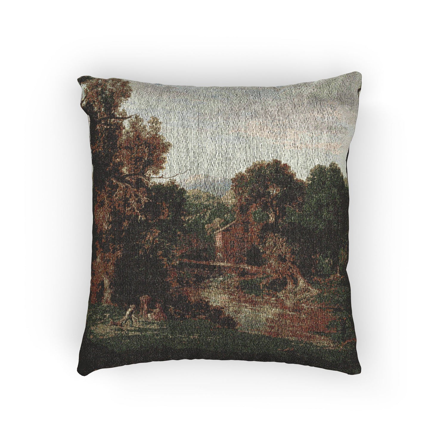 George Inness - The Old Mill | Woven Pillow