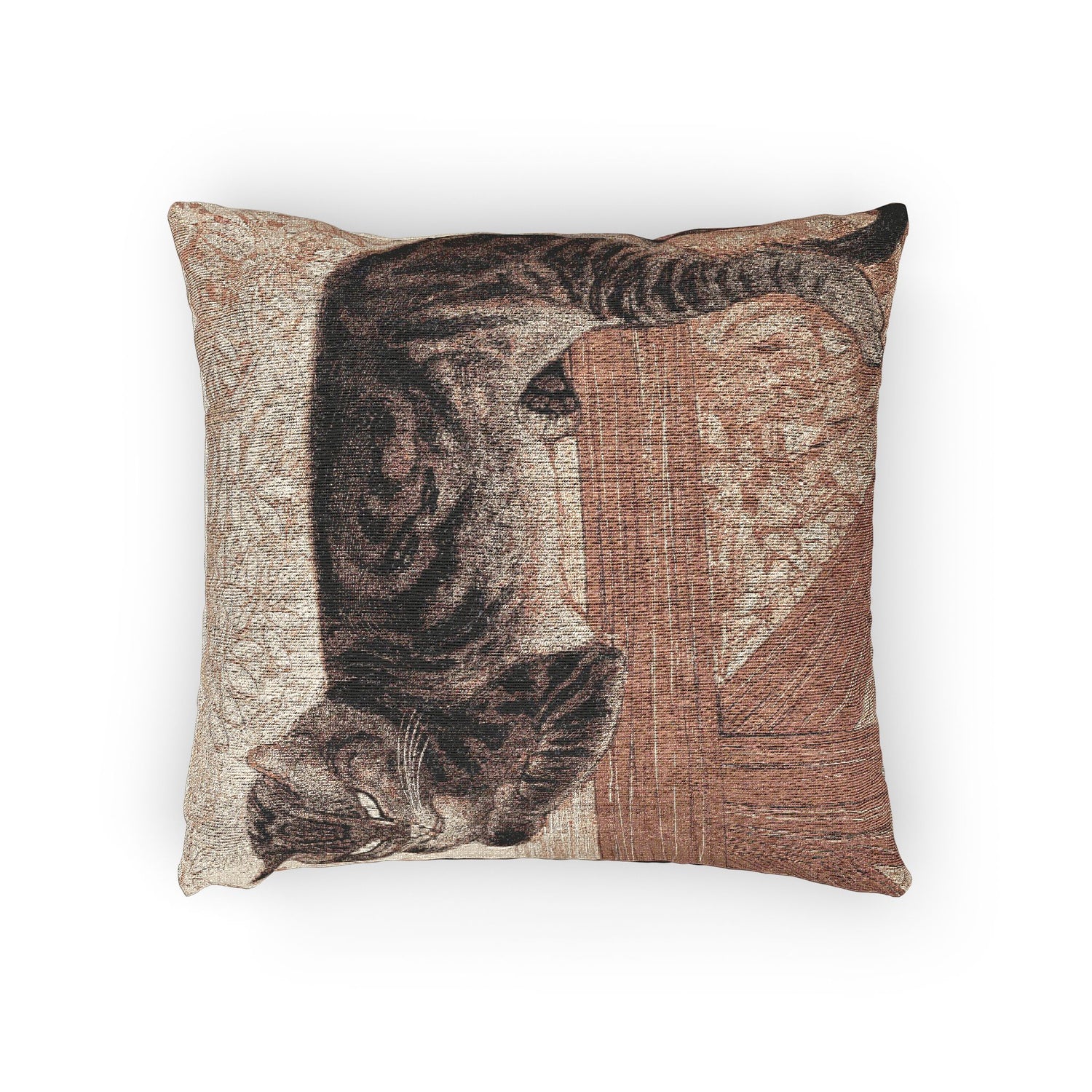 Gato de verano en una balaustrada - Almohada de Théophile Alexandre Steinlen