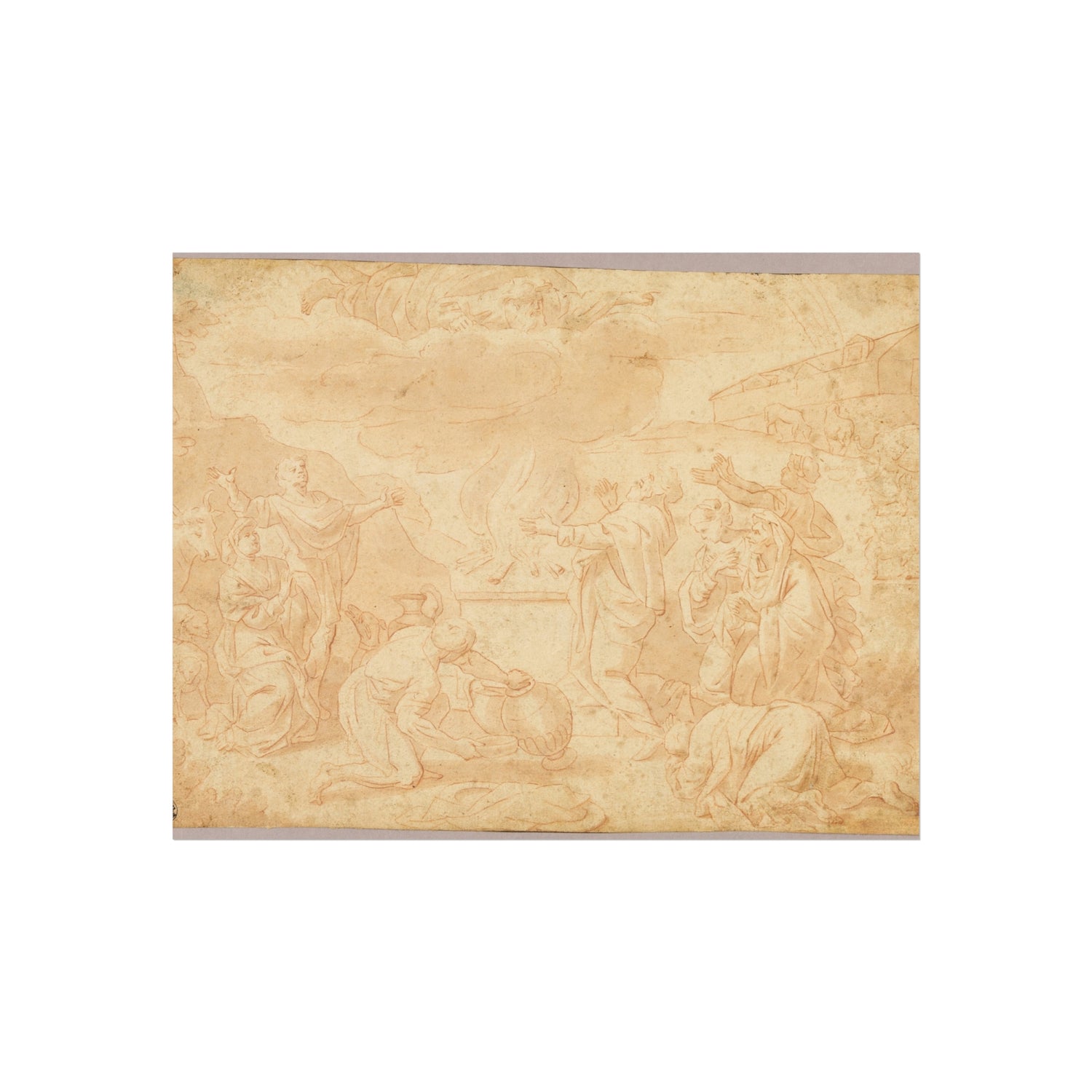 Noah's Sacrifice - Nicolas Poussin Fine Art Poster