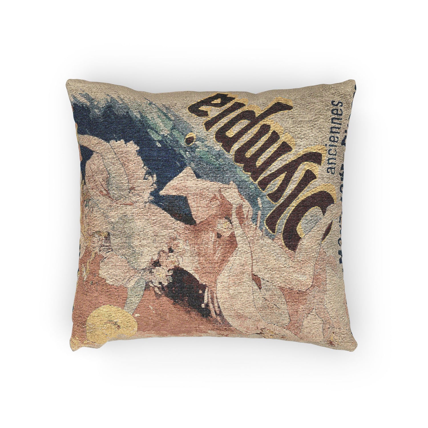 Olympia Montagnes Russes - Jules Chéret Pillow