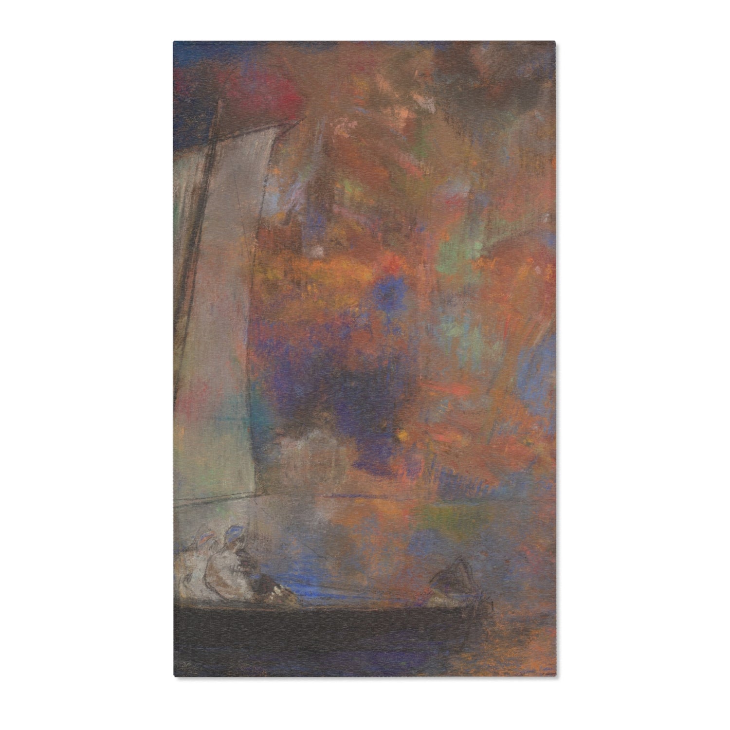 Flower Clouds - Odilon Redon Area Rug