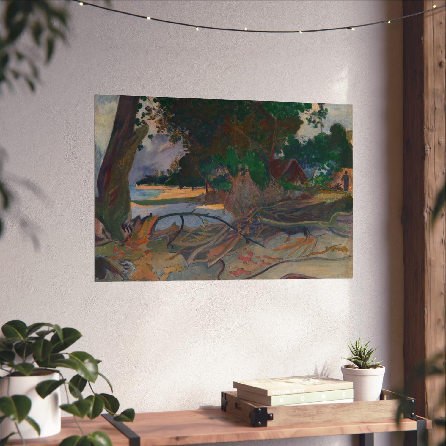 The Hibiscus Tree - Paul Gauguin Fine Art Poster