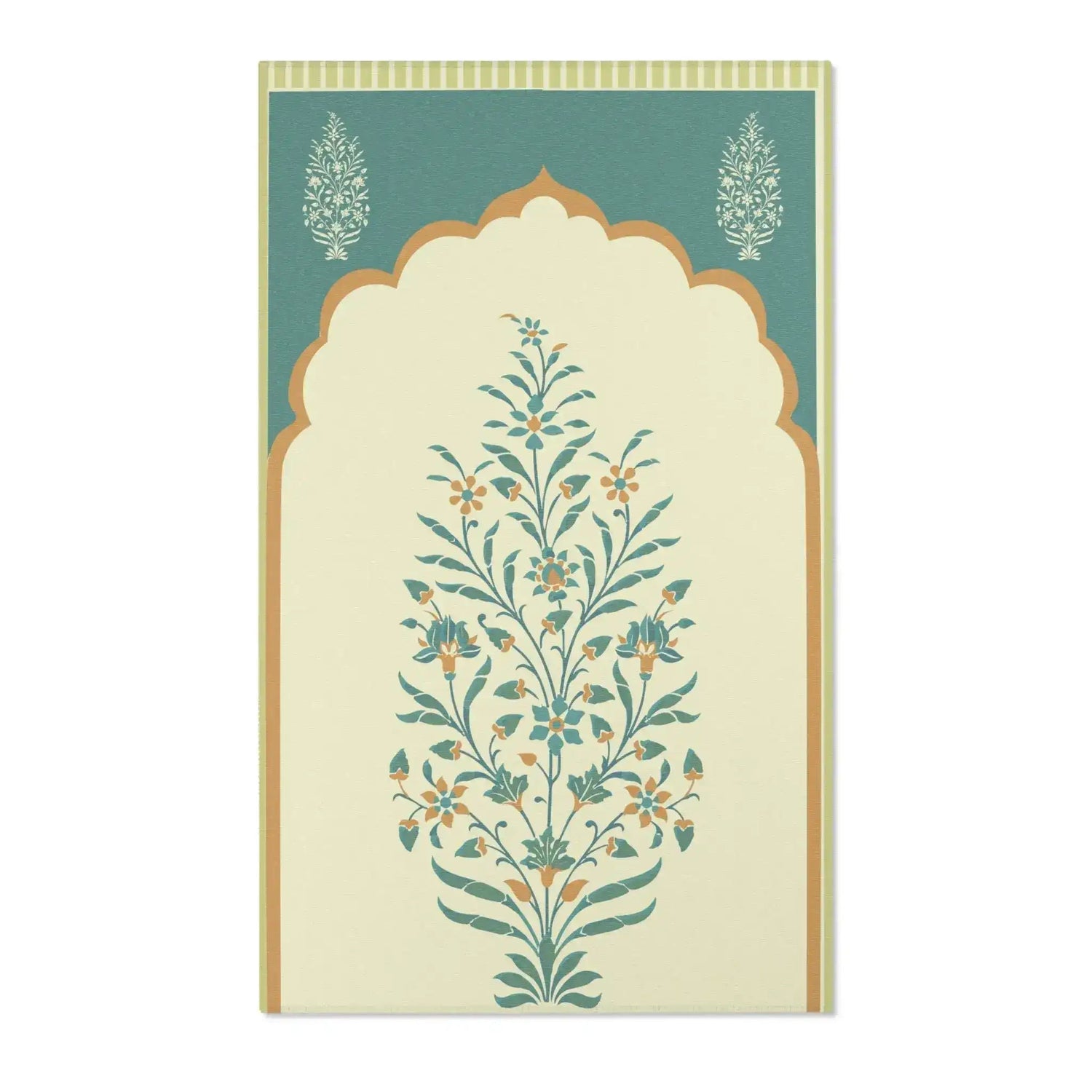Mughal Garden Arch Accent Rug