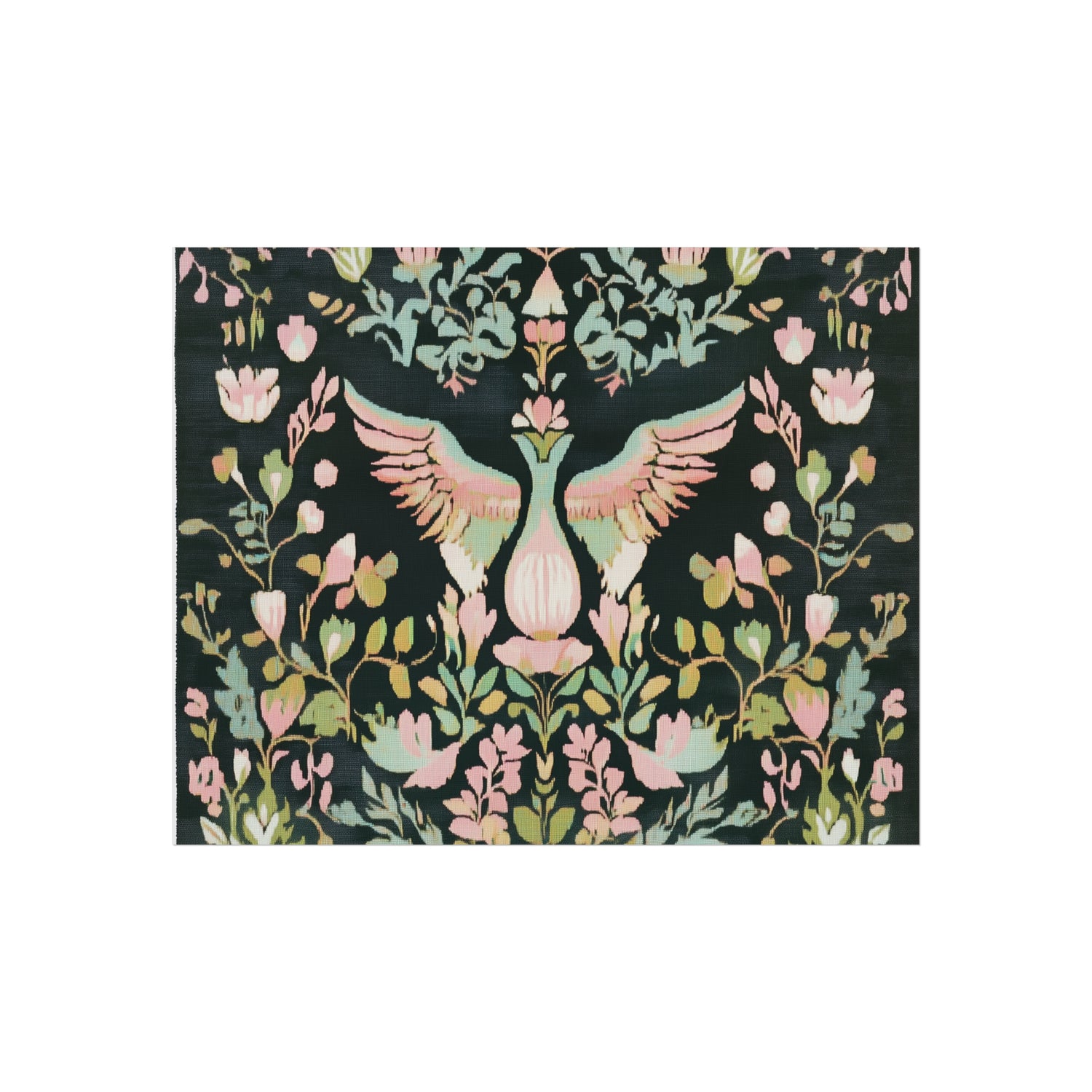Folk Phoenix Garden Fine Art Poster