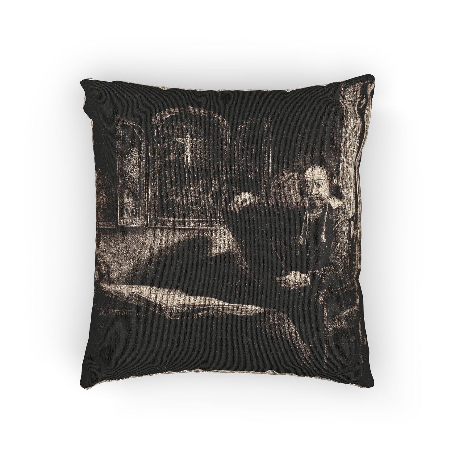 Rembrandt van Rijn - Abraham Francen, Apothecary | Woven Pillow