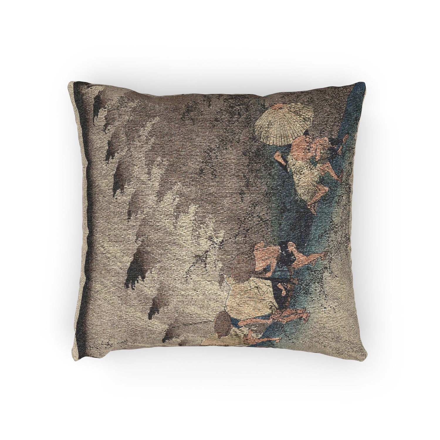 Driving Rain at Shono Tokaido - Utagawa Hiroshige Pillow