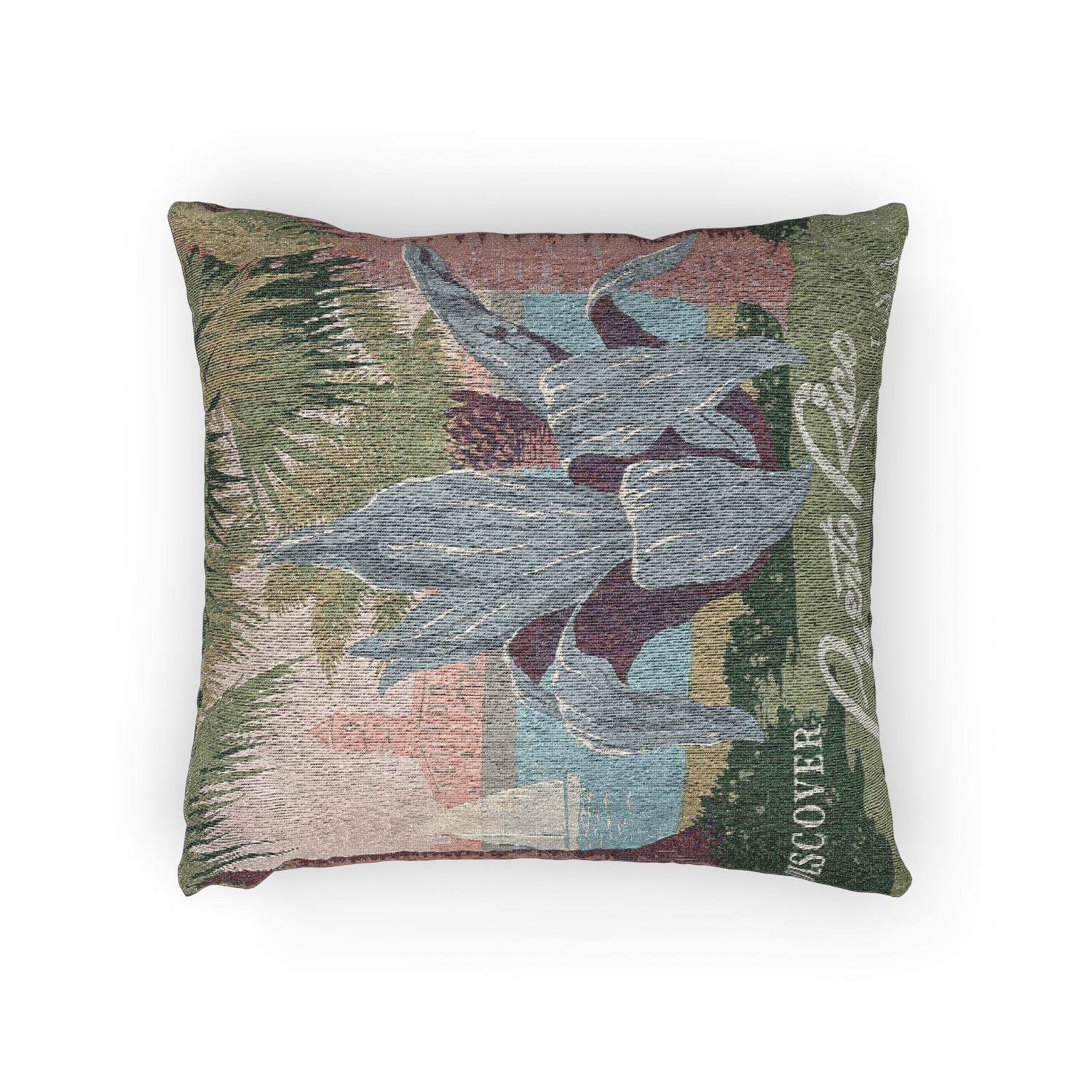 Discover Puerto Rico, U.S.A. Pillow