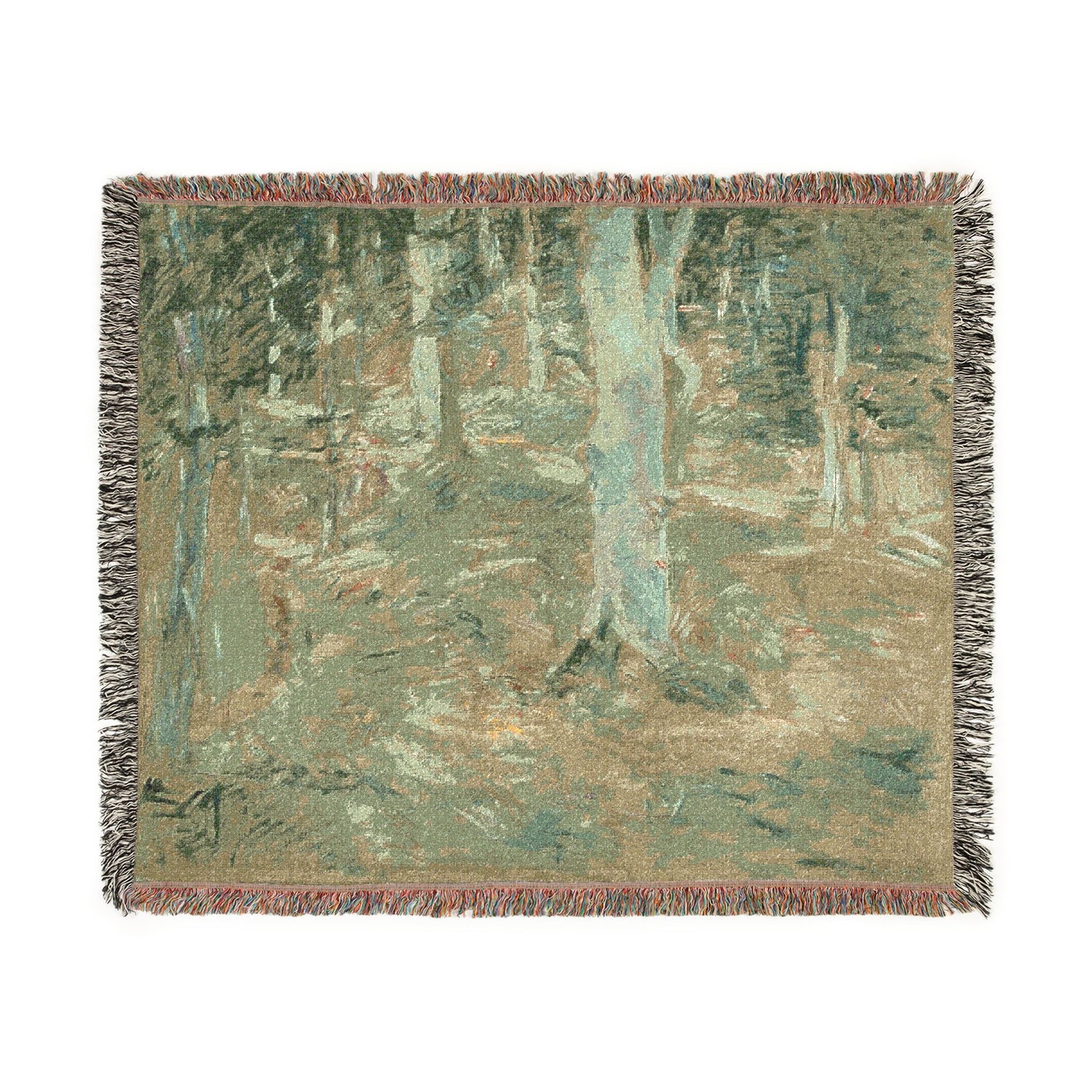 Forêt de Compiègne - Berthe Morisot Tapestry Blanket