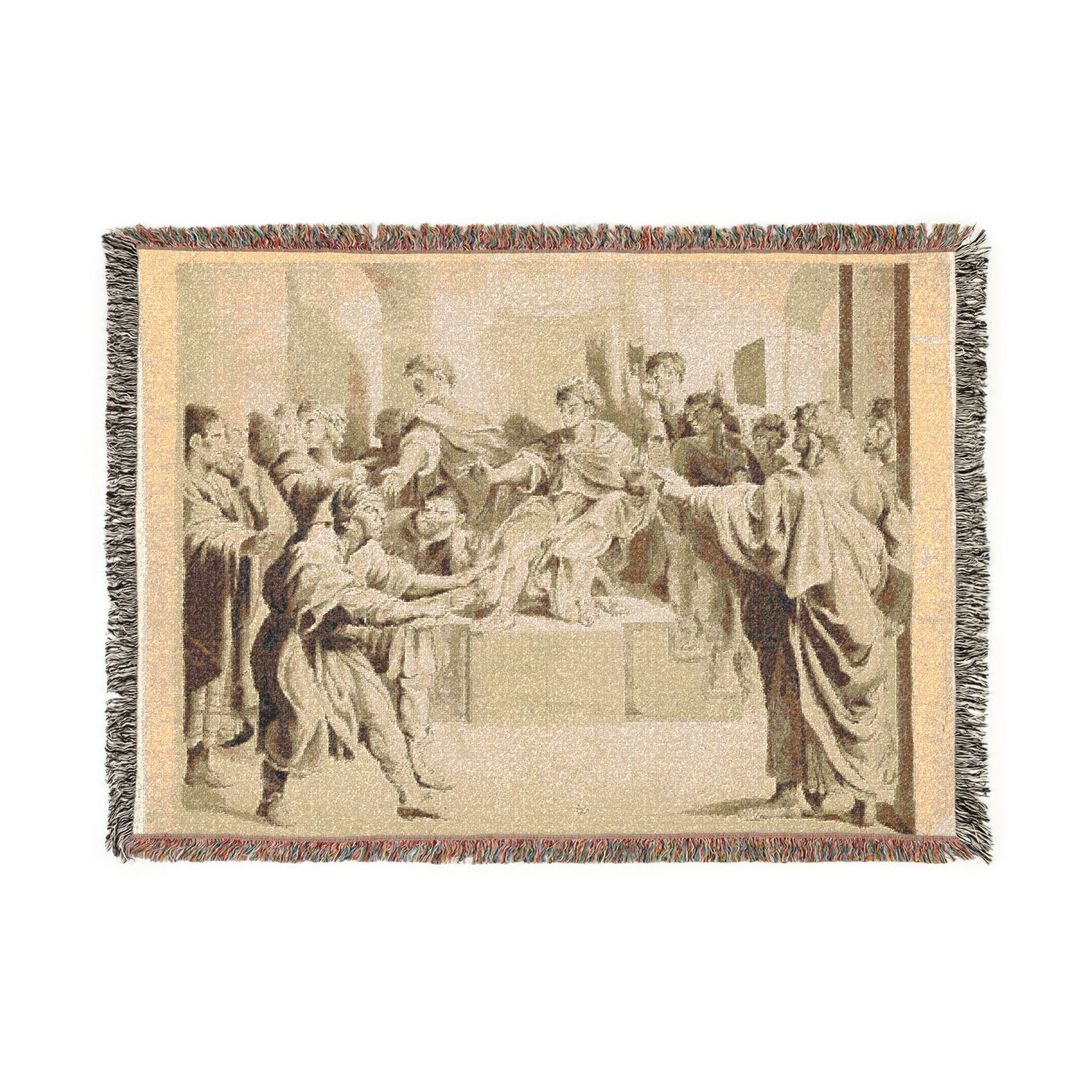 Blinding of Elymas - John Constable Tapestry Blanket