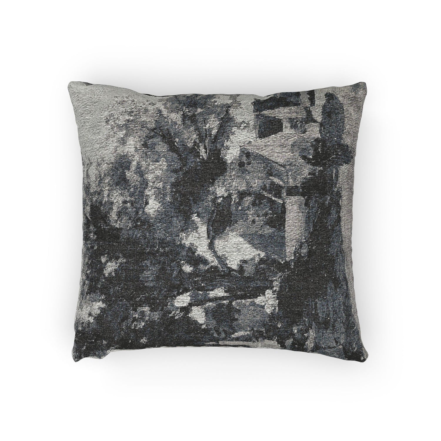 Charles François Daubigny - Village in Brittany | Woven Pillow