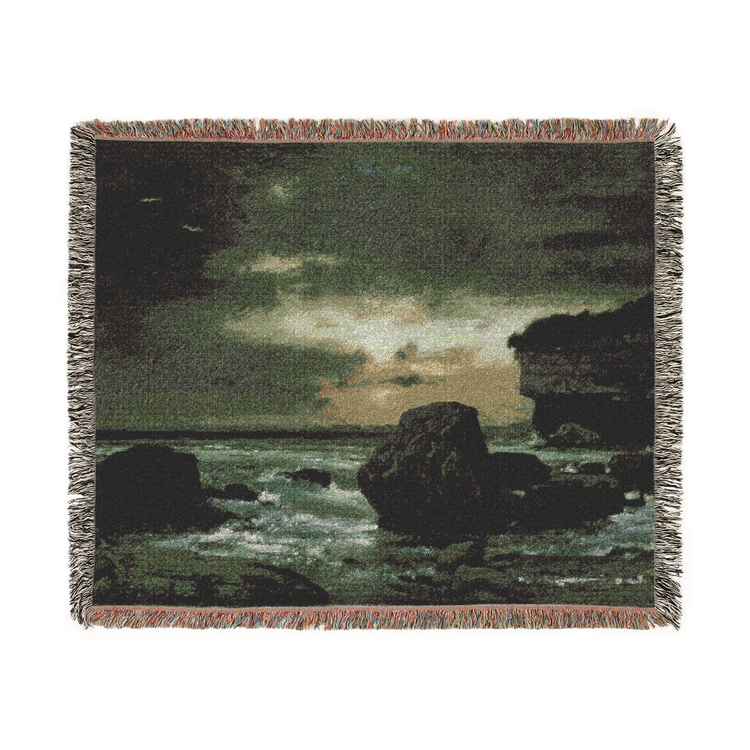 A Marine - George Inness Tapestry Blanket
