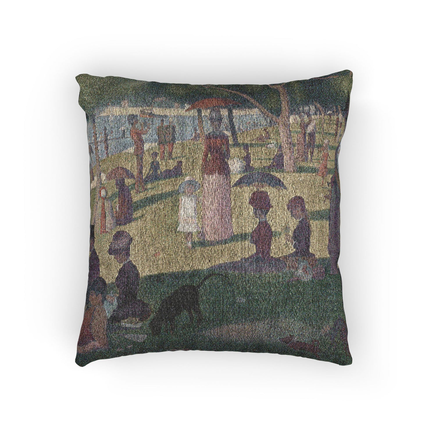 Georges Seurat - A Sunday on La Grande Jatte — 1884 | Woven Pillow