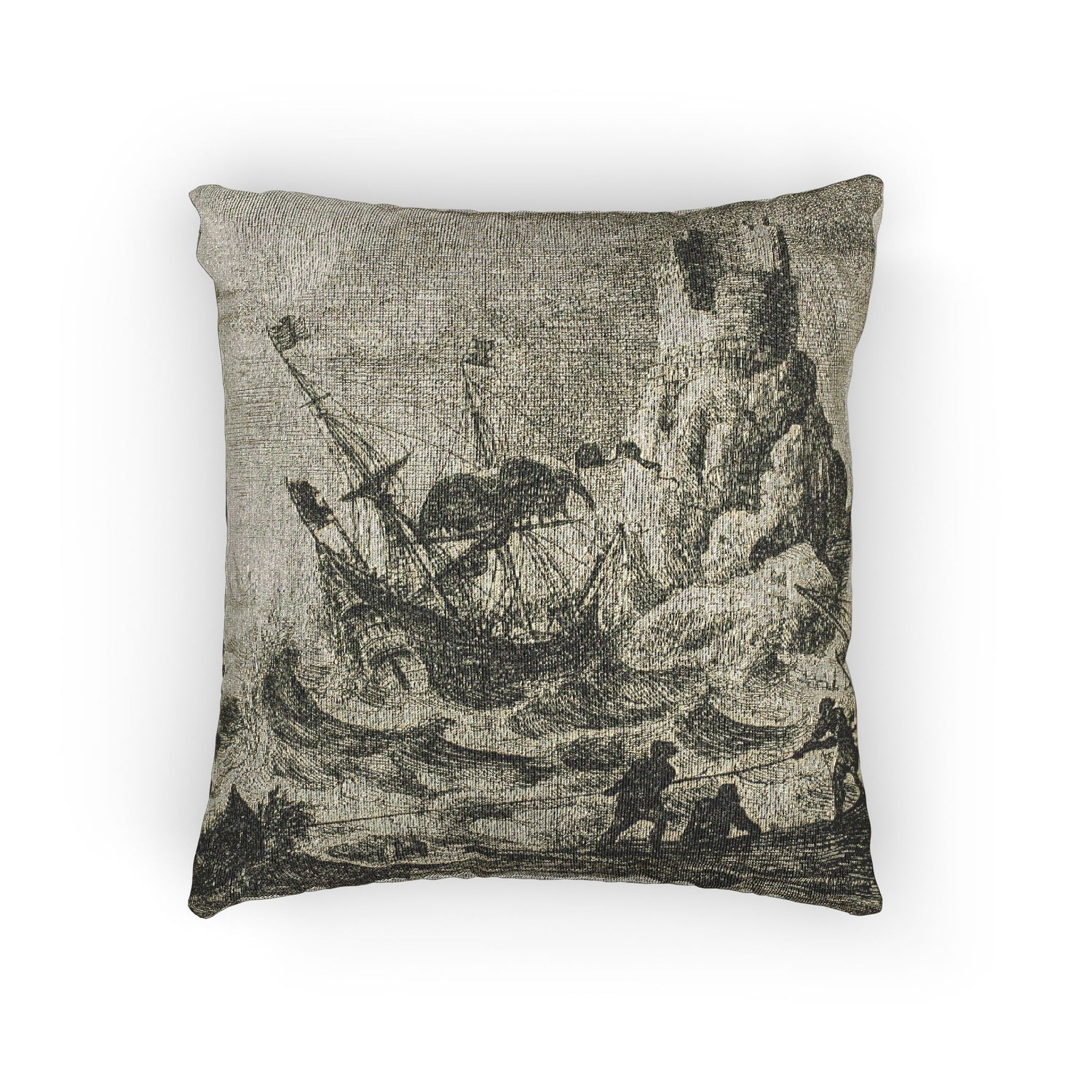 Claude Lorrain - The Shipwreck | Woven Pillow