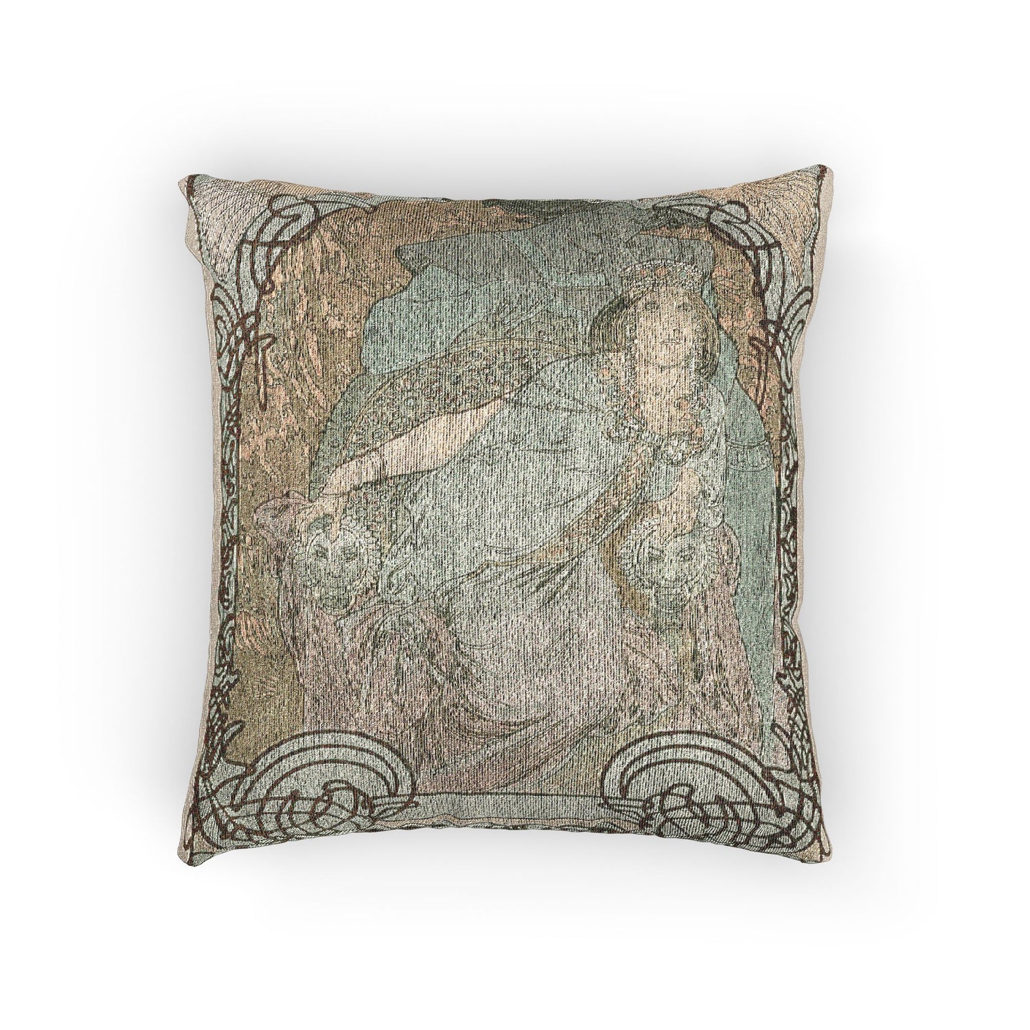 Ilsee Princesse de Tripoli - Alphonse Mucha Pillow