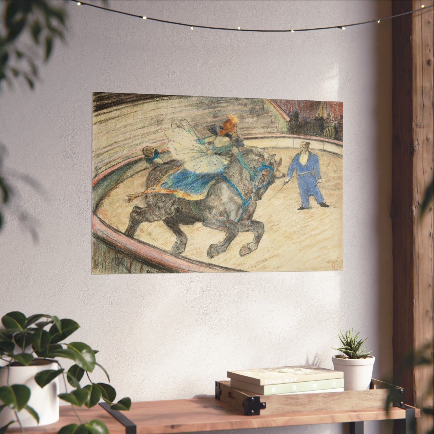 At the Circus Work in the Ring - Henri de Toulouse-Lautrec Fine Art Poster