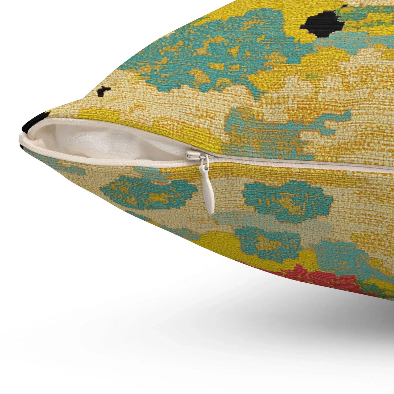 Golden Cloud Garden Throw Pillow