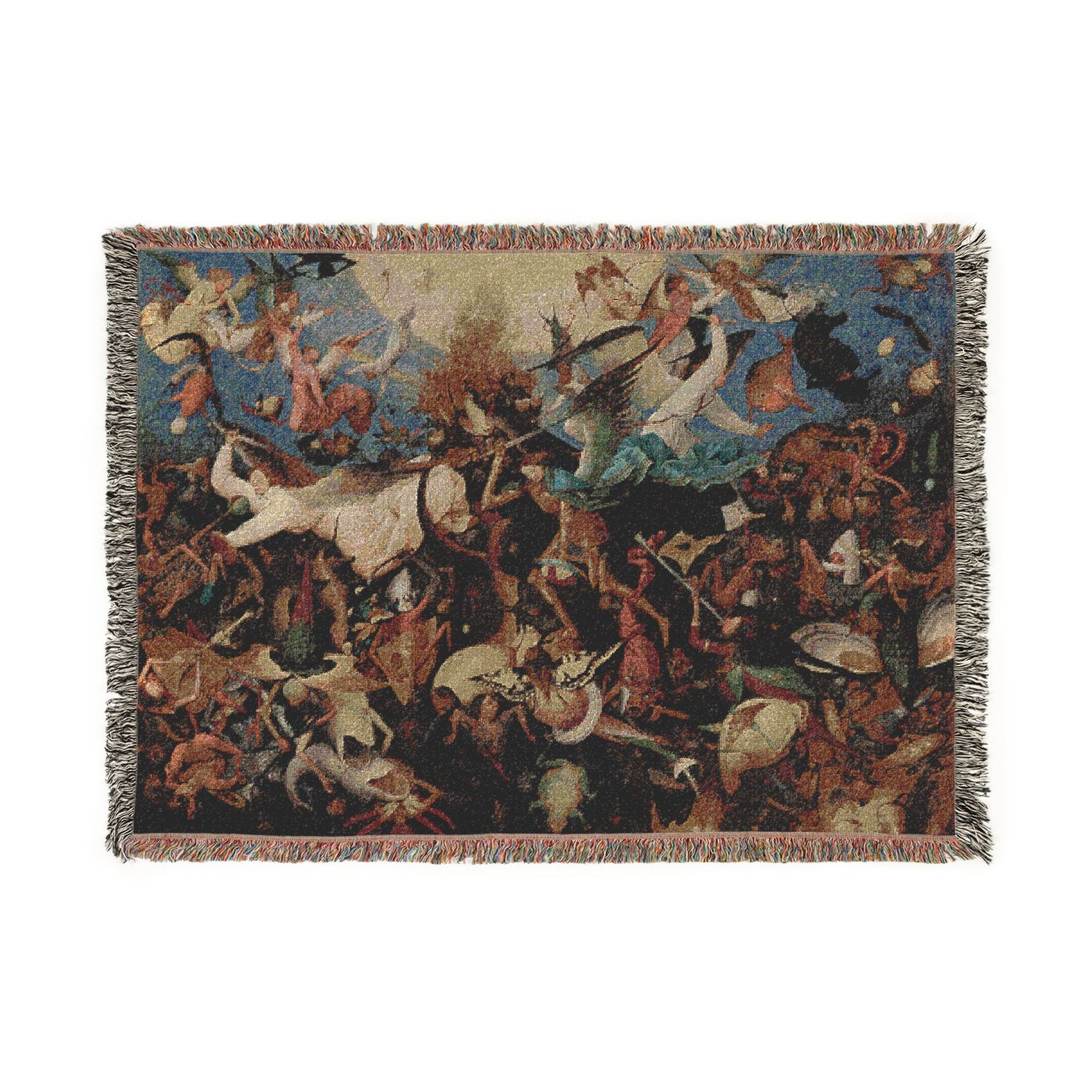The Fall of the Rebel Angels - Pieter Bruegel the Elder Tapestry Blanket