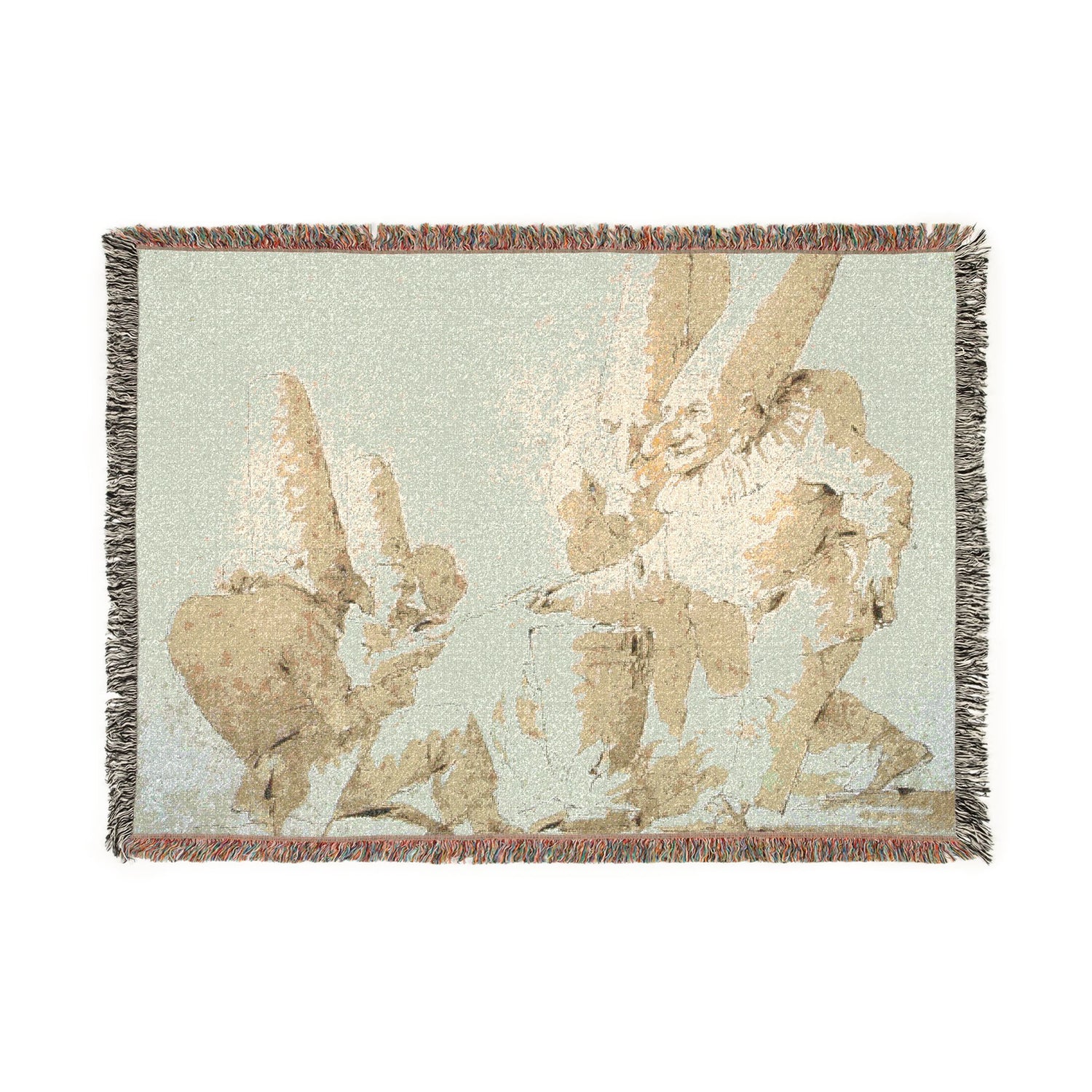 Punchinellos Cooking and Tasting Gnocchi - Giovanni Battista Tiepolo Tapestry Blanket