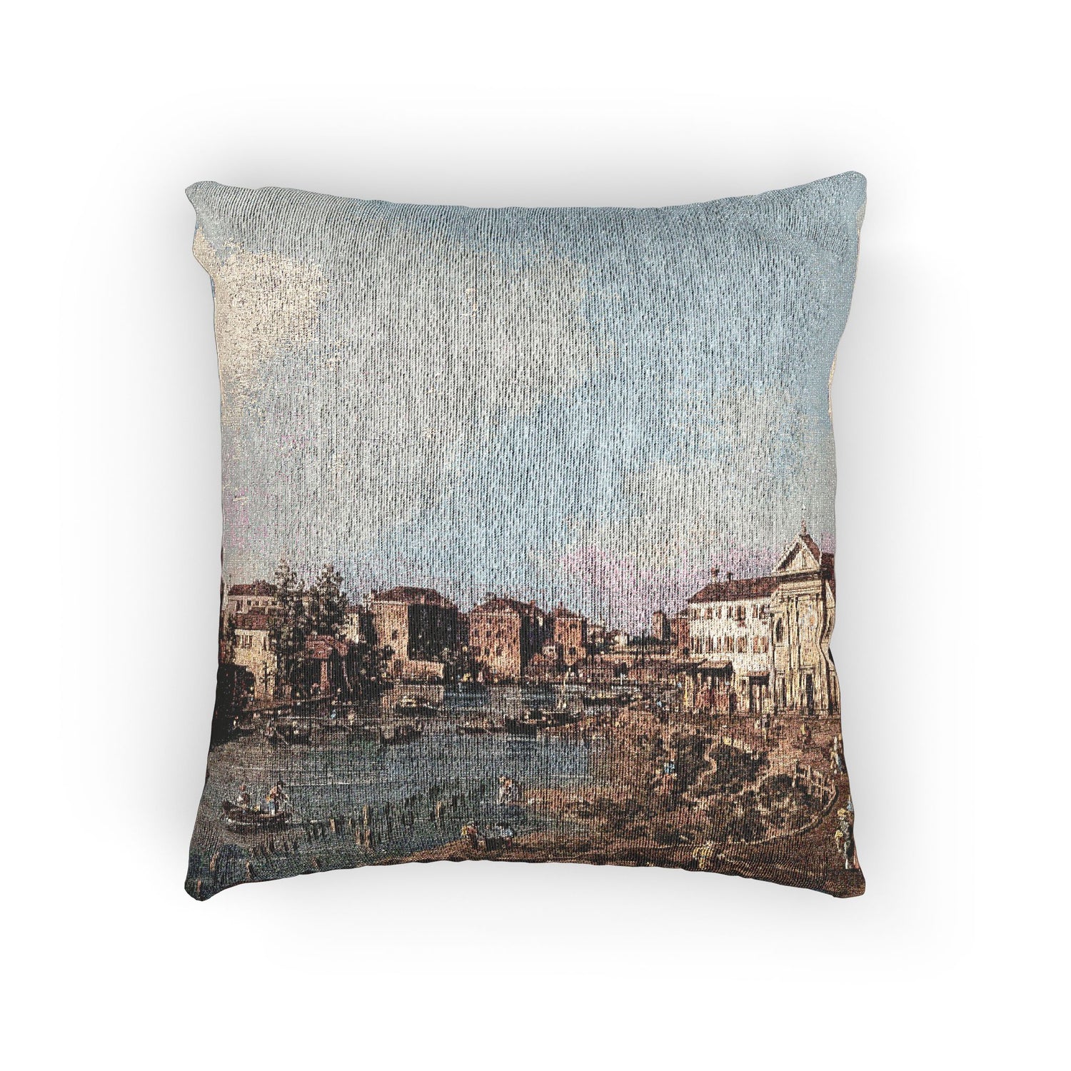 Vue de Dolo - Canaletto Pillow