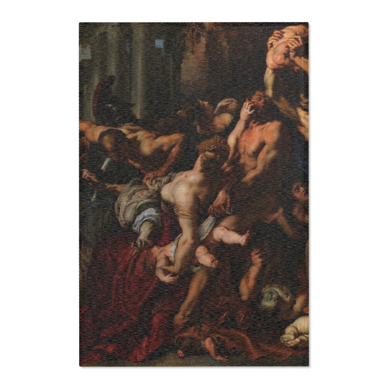 Massacre of the Innocents - Peter Paul Rubens Area Rug