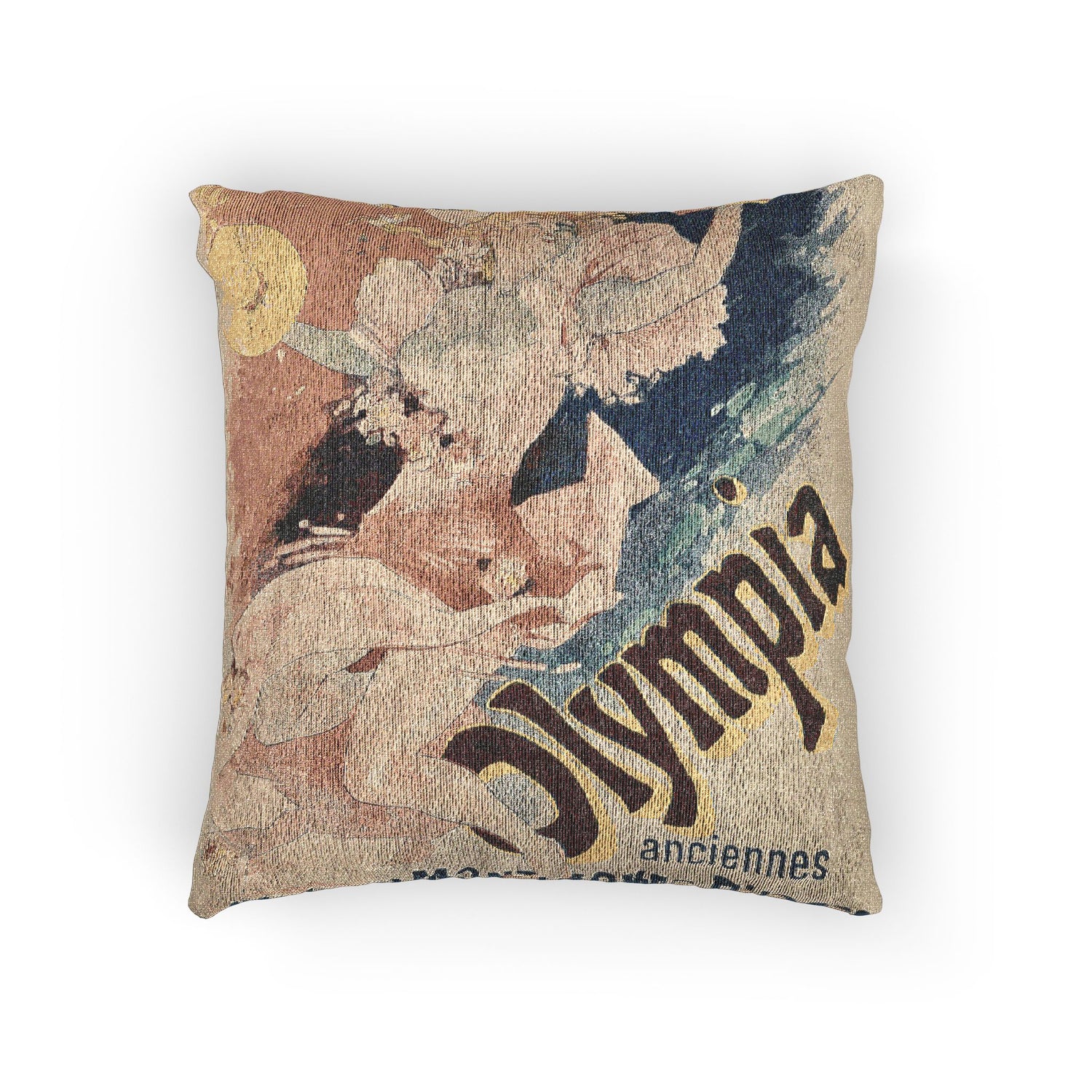Olympia Montagnes Russes - Jules Chéret Pillow
